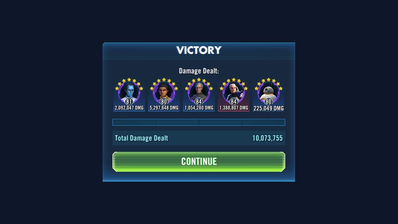 First H Rancor Solo Thanks to BB8! SWGalaxyOfHeroes