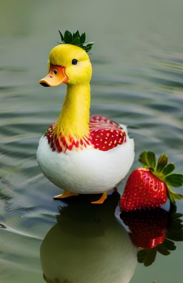 Life would be so much better if strawberry ducks existed 😭 r