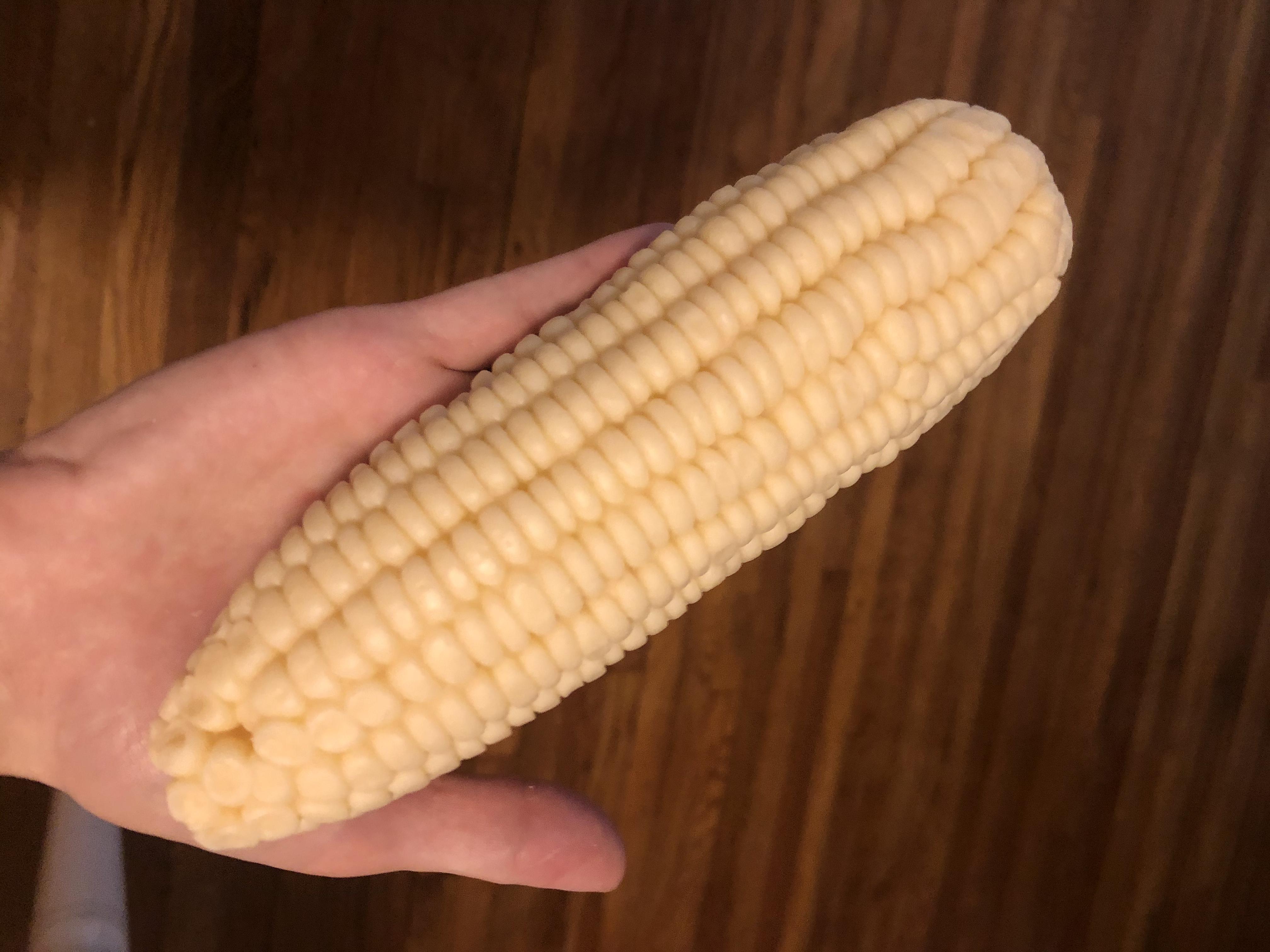 I made a corn soap with 100 corn oil, hehe r/soapmaking