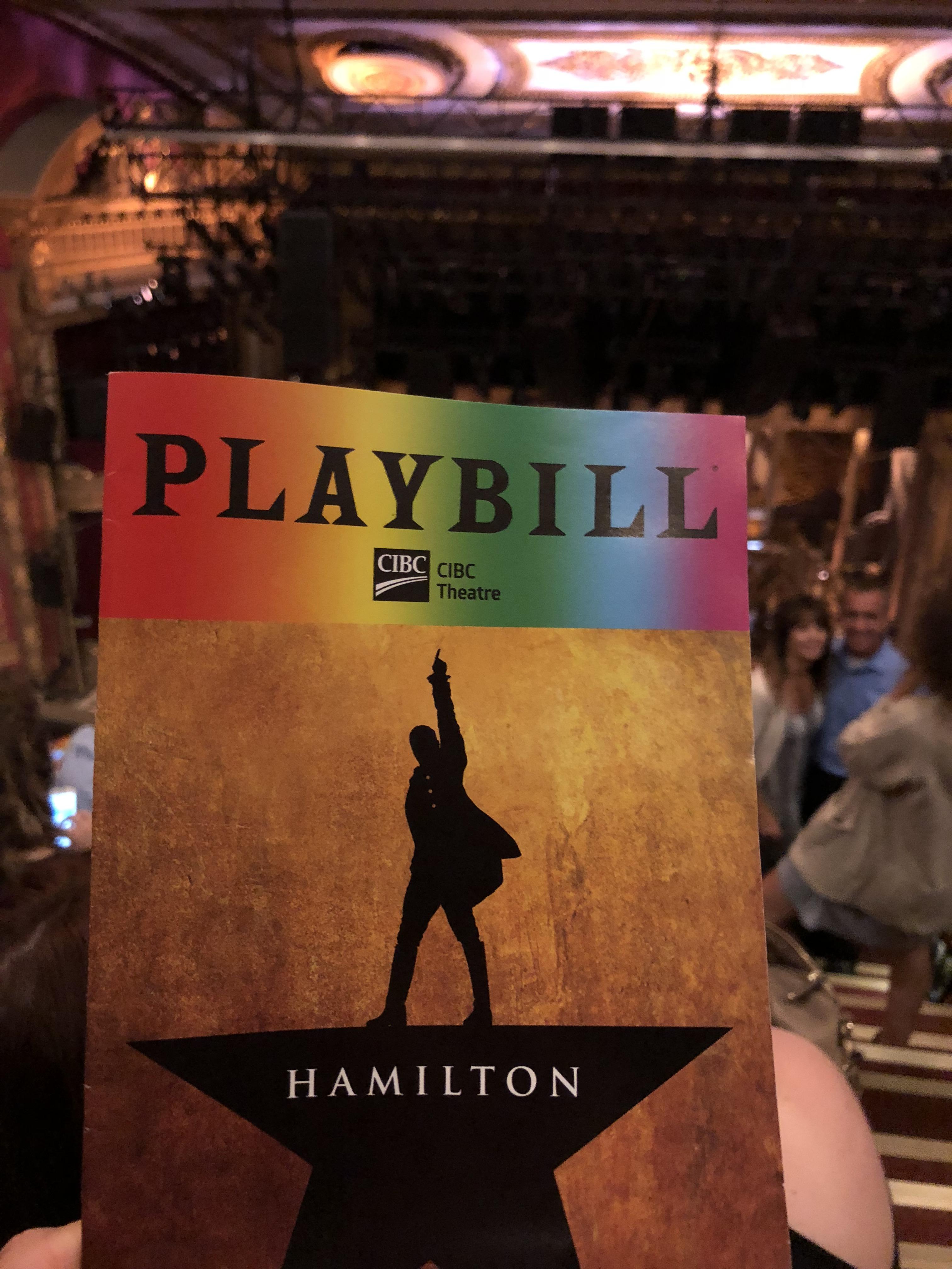 They may have not been the best seats, but after years of waiting I finally saw Hamilton tonight
