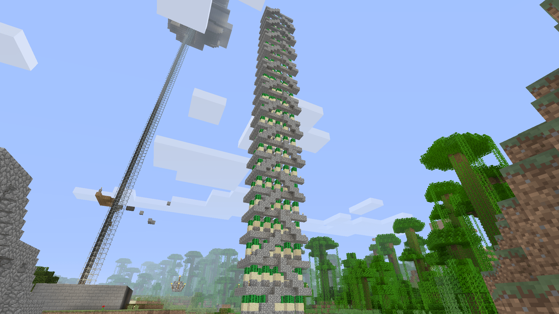 Massive cactus farm built in survival r/MinecraftOne