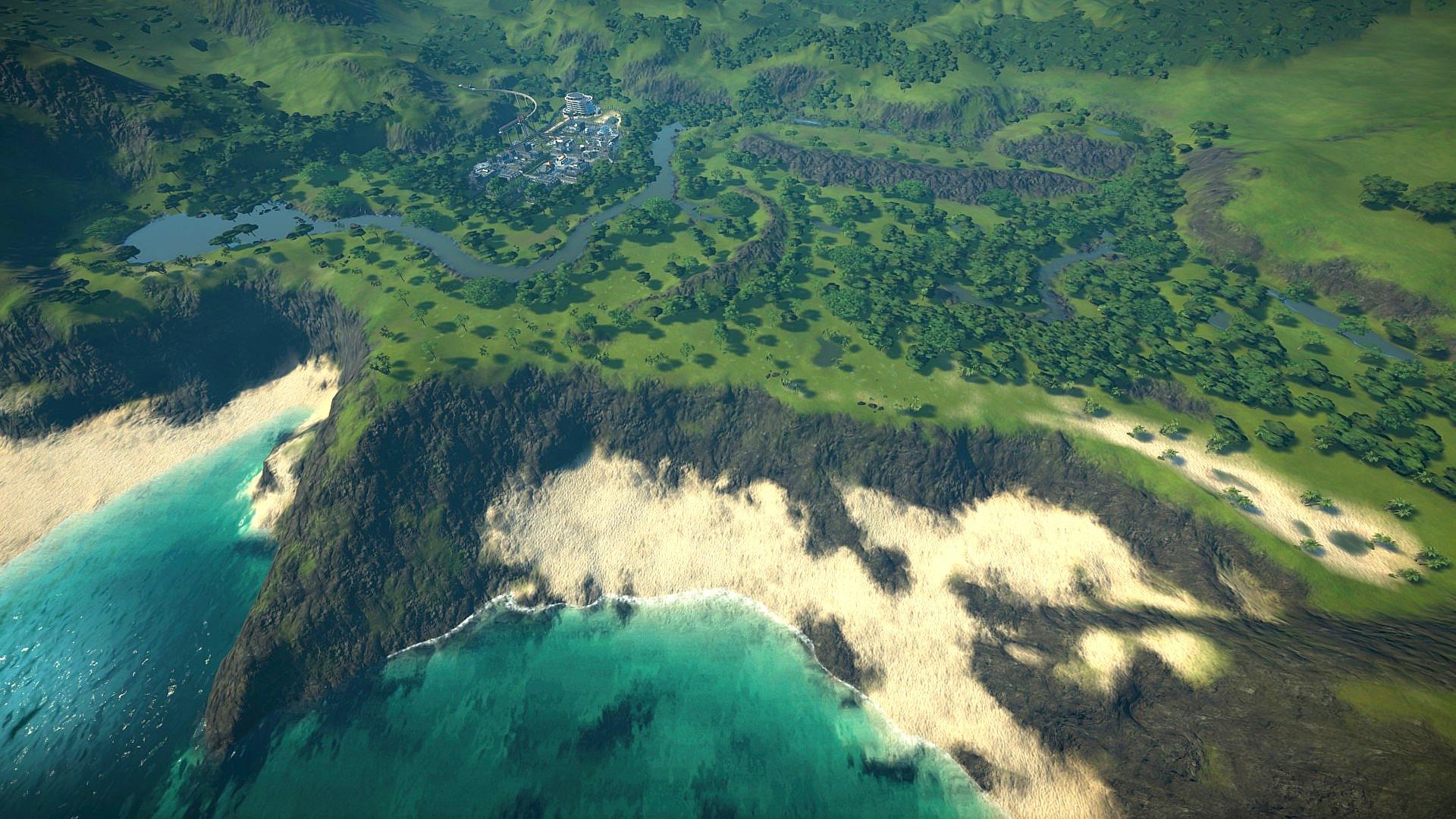 Sanctuary Reserve / Wide Shot : r/jurassicworldevo