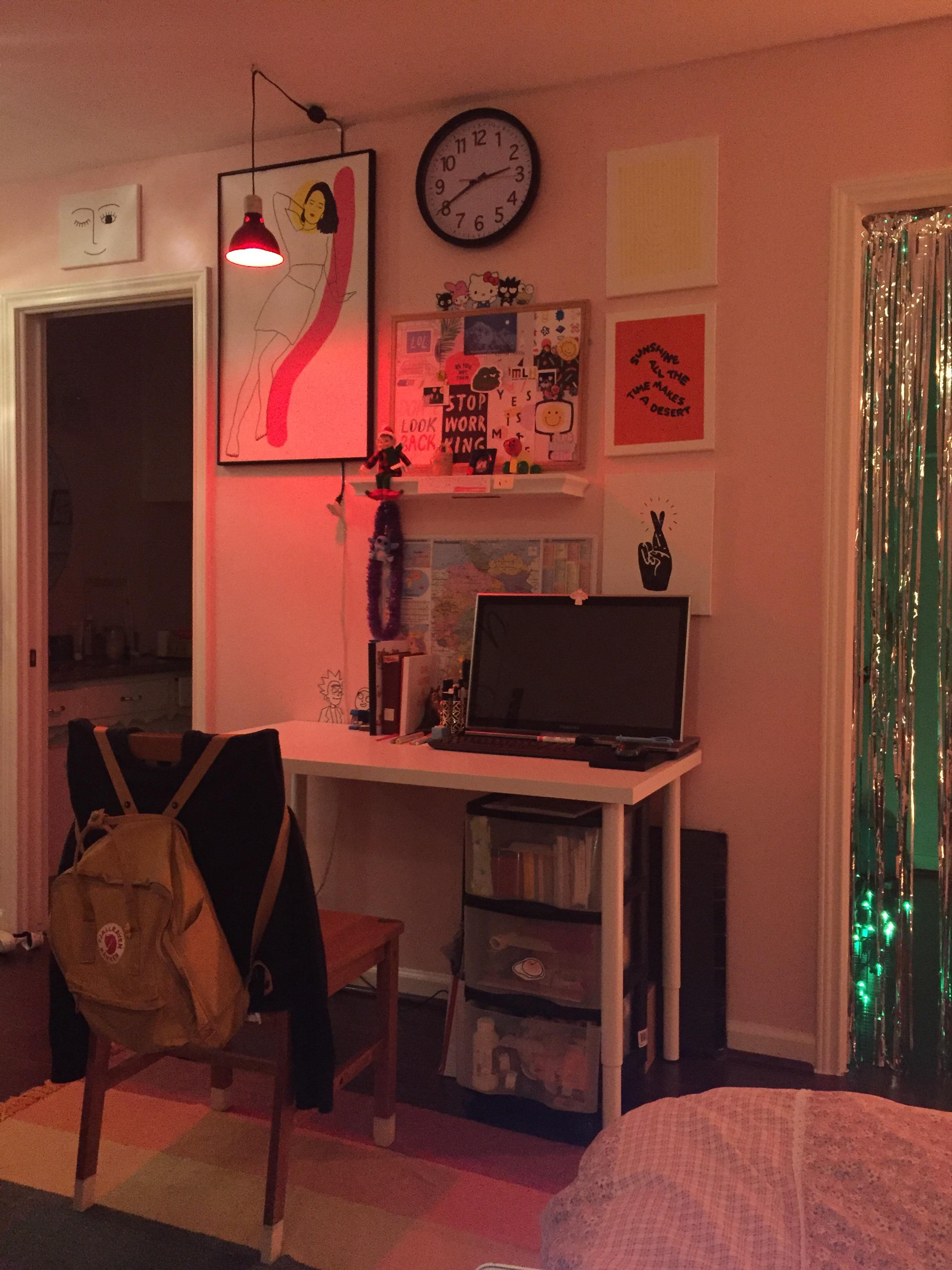 Bedroom study space; Houston, TX r/AmateurRoomPorn