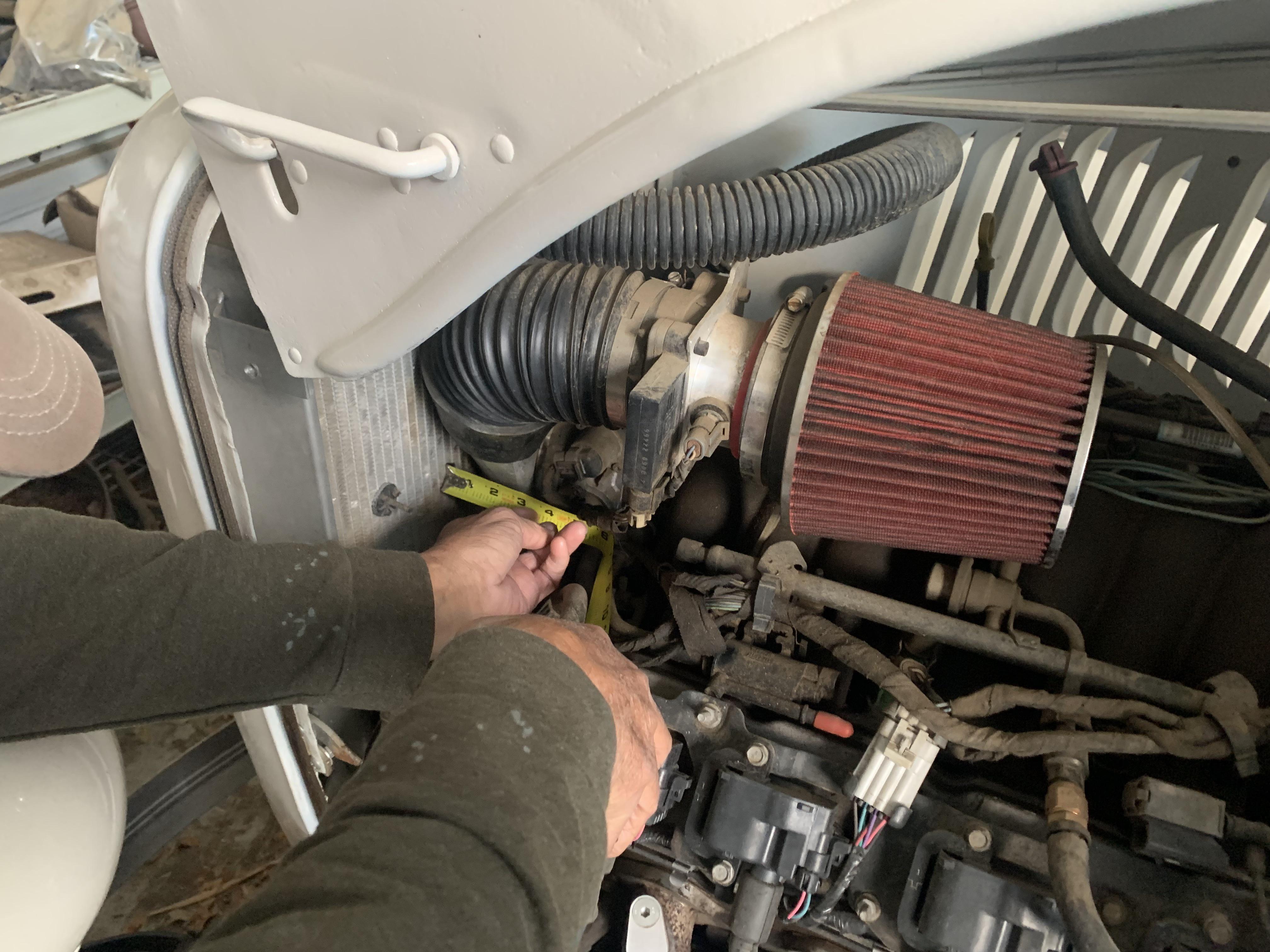 35 Ford Pickup Air Intake Advice? Intake leaking we need a new solution