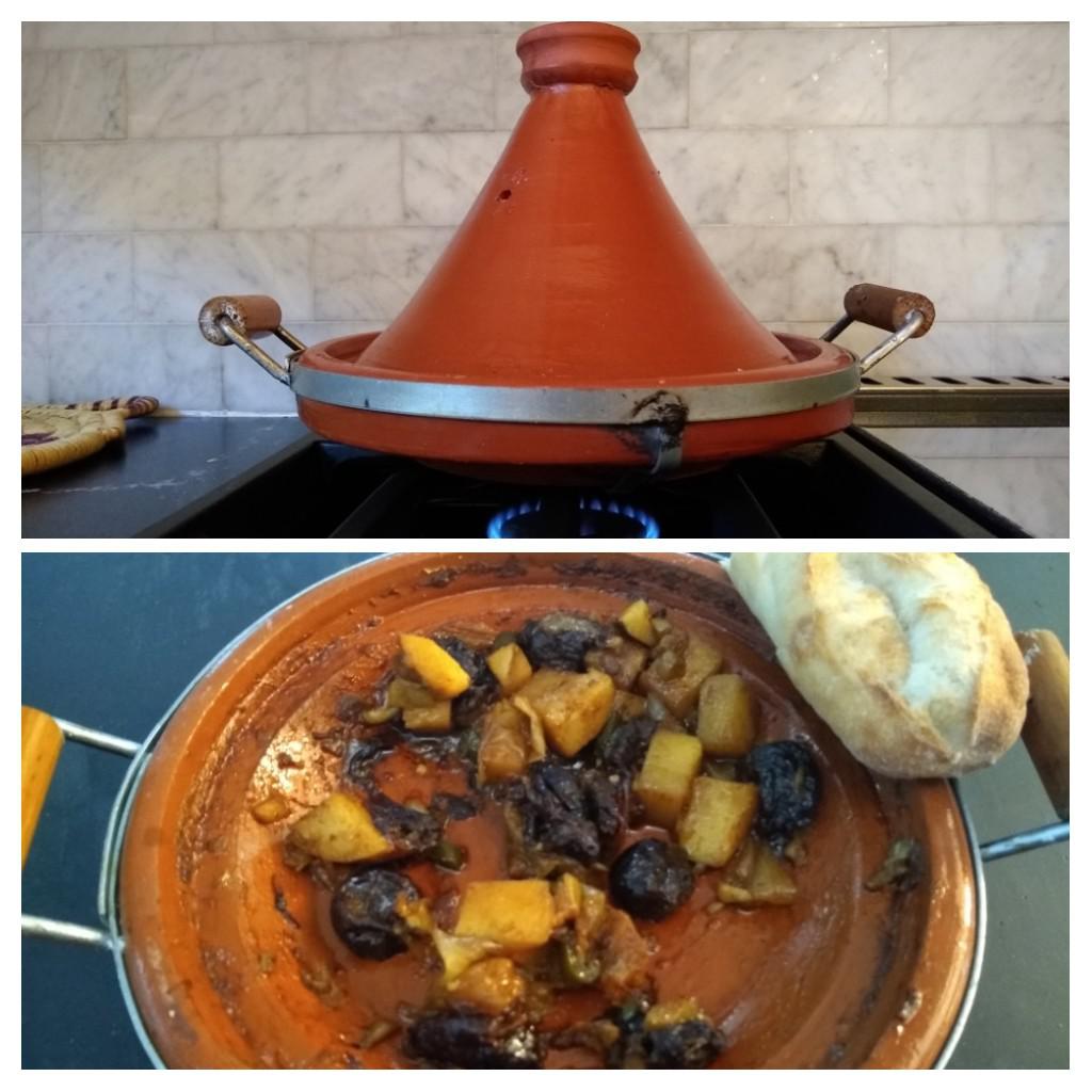 I fell in love with Moroccan cuisine brought home a Tagine and my first attempt is delicious