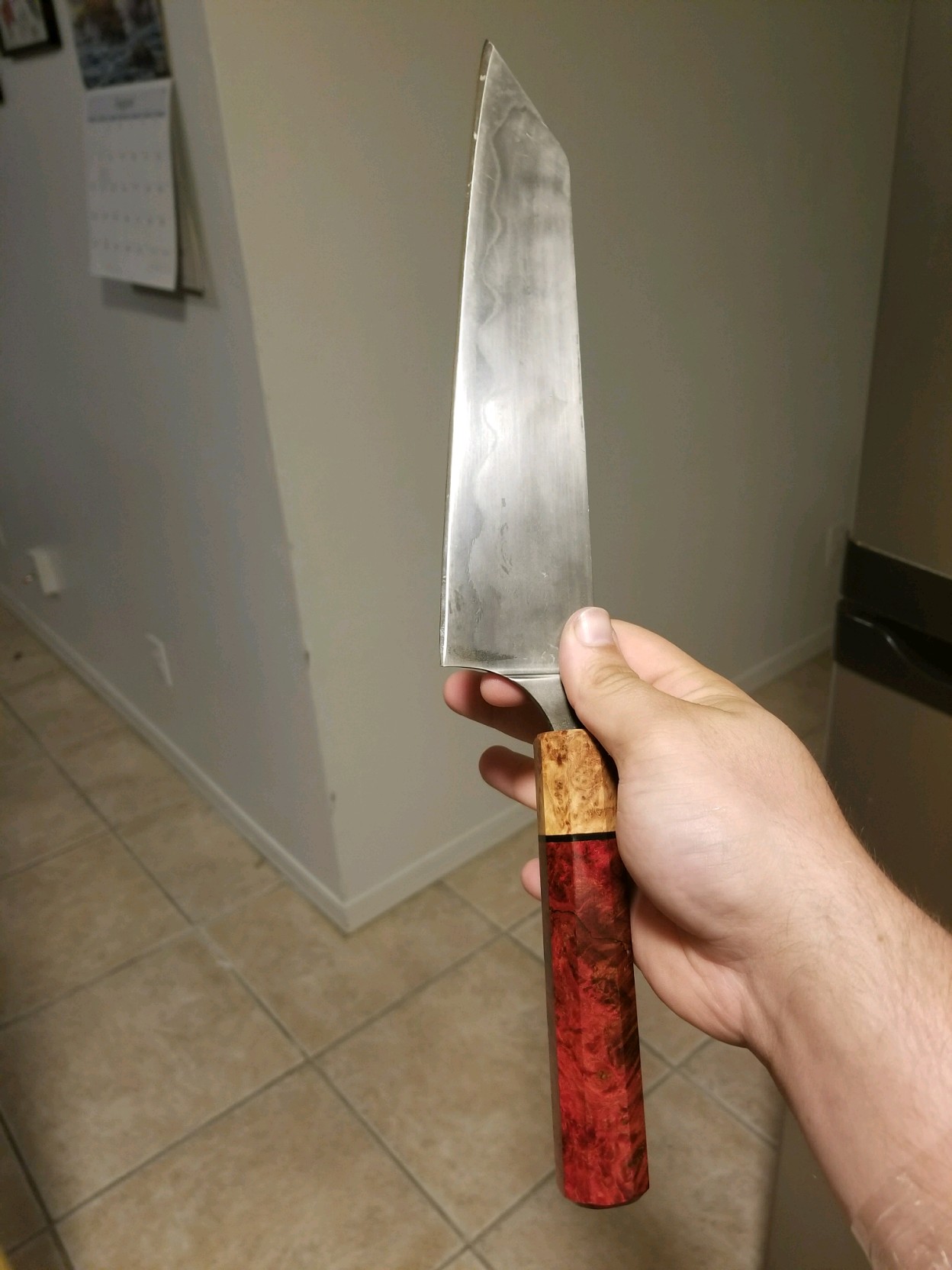 Custom Gyuto my friend made me! In. Love. r/knives