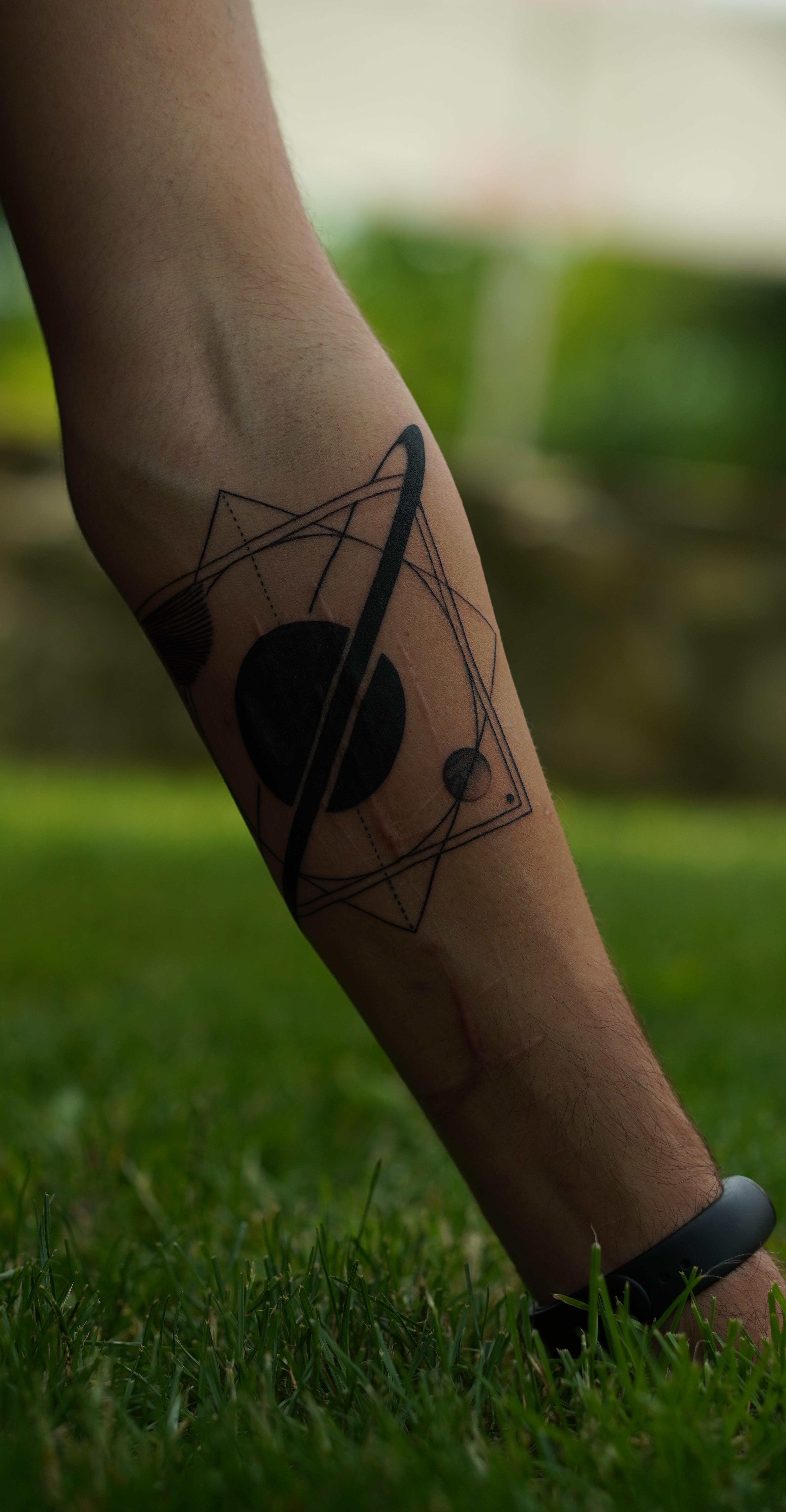 Fifth science tattoo covering old selfharm scars inspired