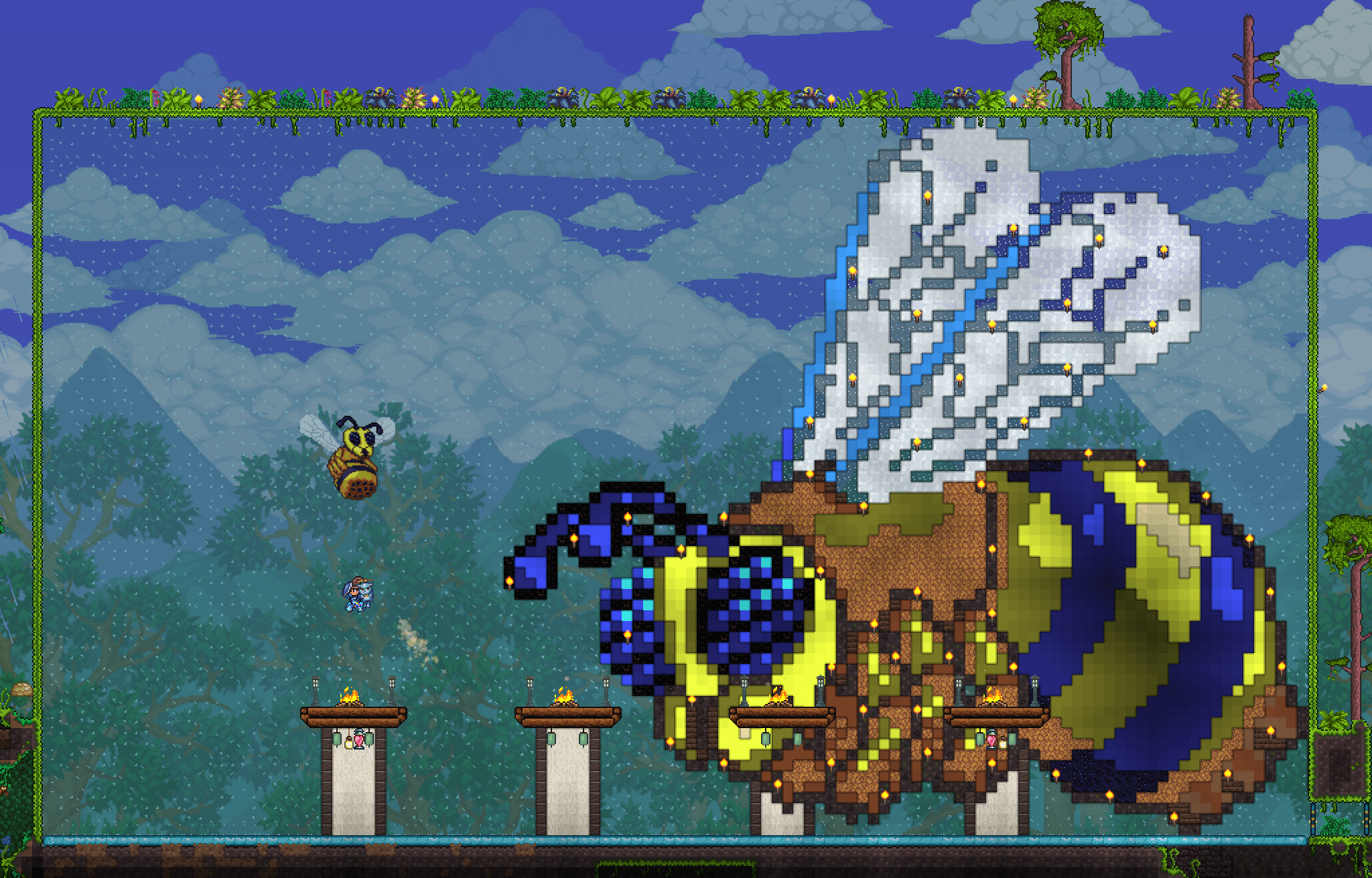 Queen Bee Arena r/Terraria