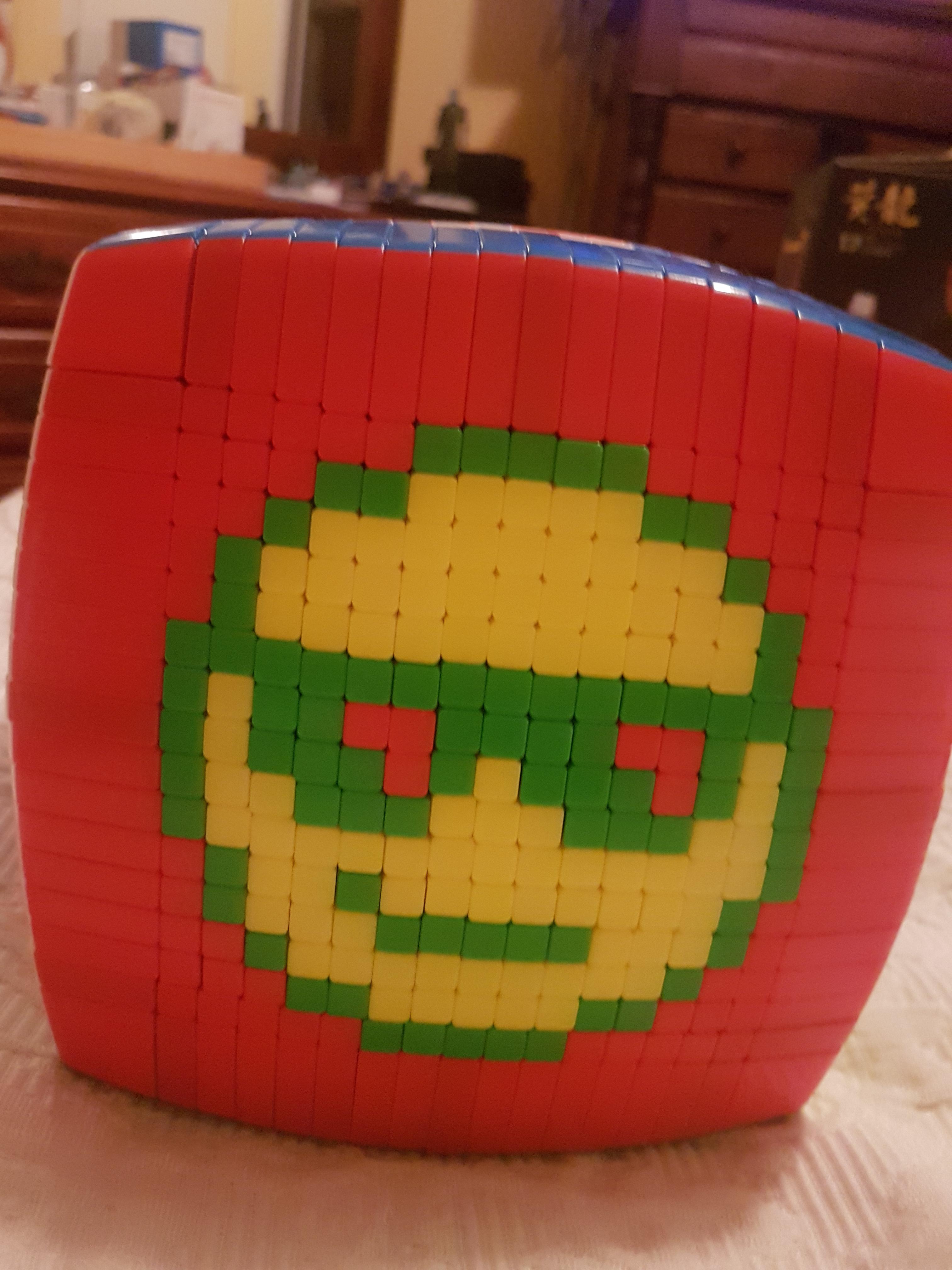 My 17x17 is feeling smug r/Cubers