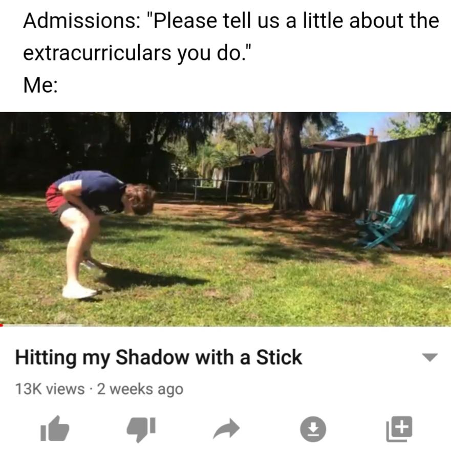 Activity allowed me to ruminate over the deeper manifestations of