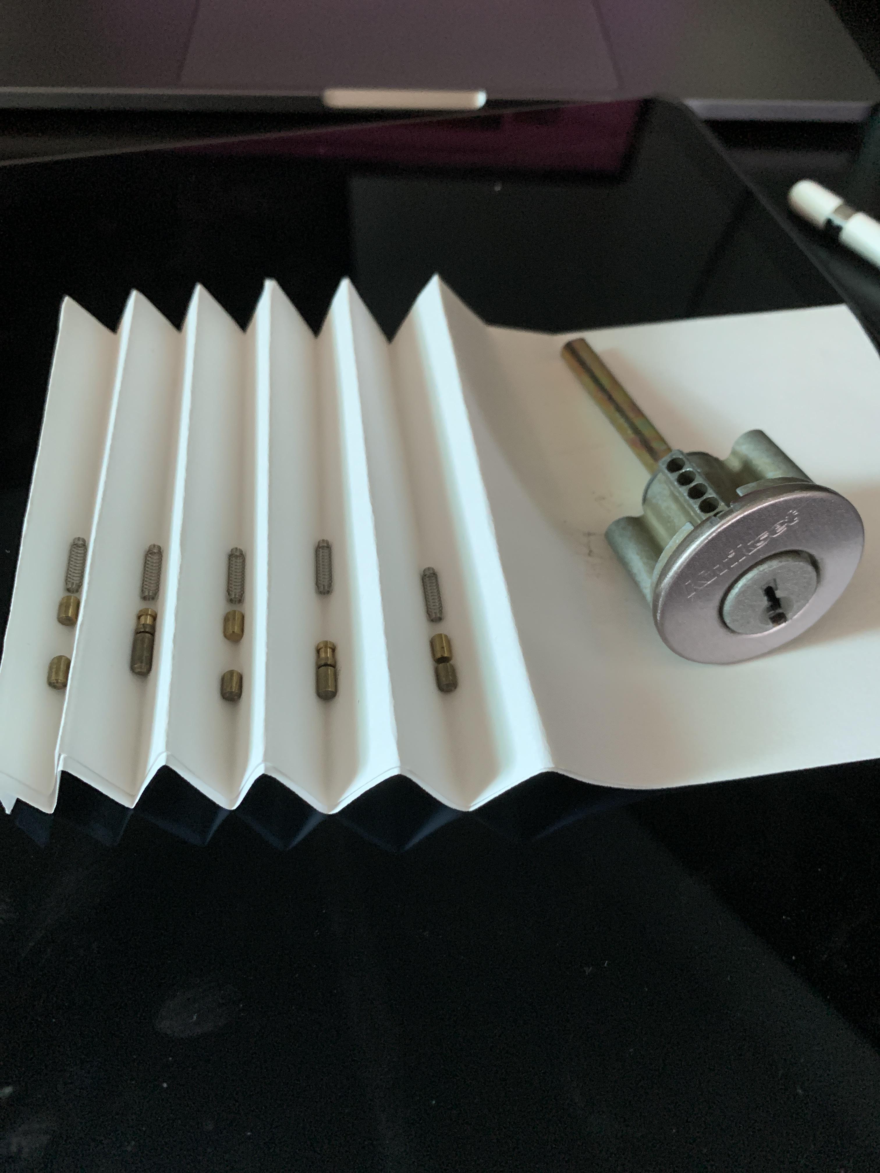 I didn’t even realize this lock had security pins, and I picked it