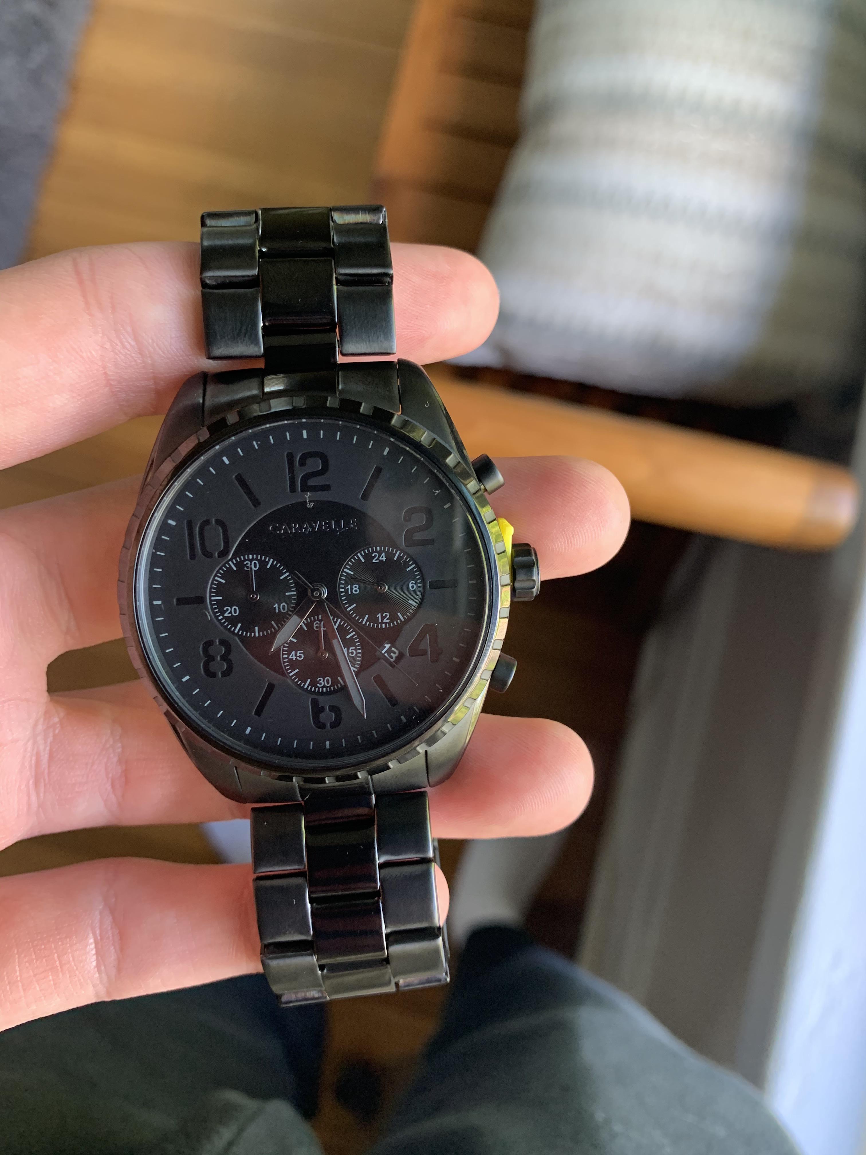 Men’s Caravelle Chronograph Watch 95 + Shipping and Handling BRAND