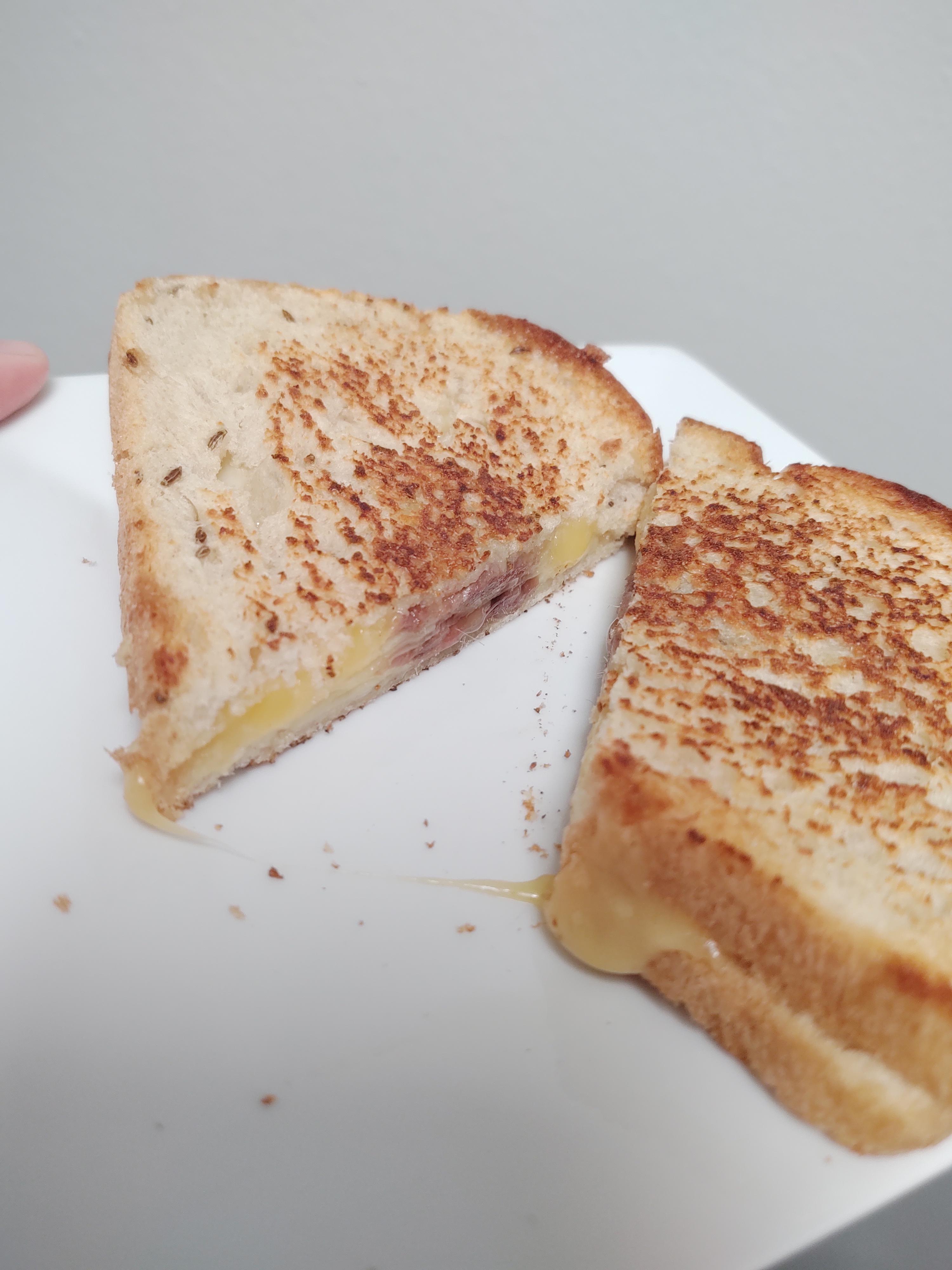 1st in the new place. Smoked Gouda, horseradish cheddar, and Jarlsberg