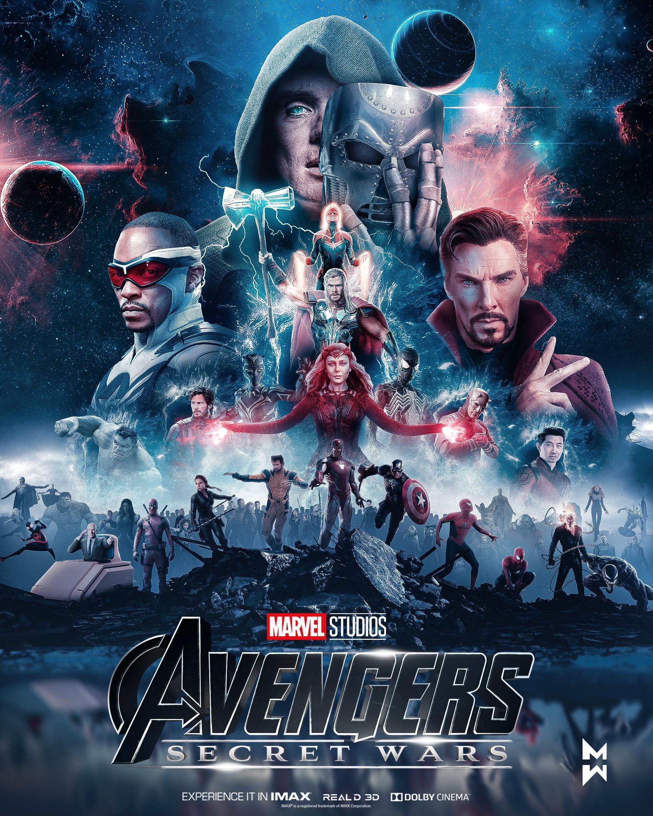 Here’s a Avengers Secret Wars Poster I made! By marvels.wolverine on