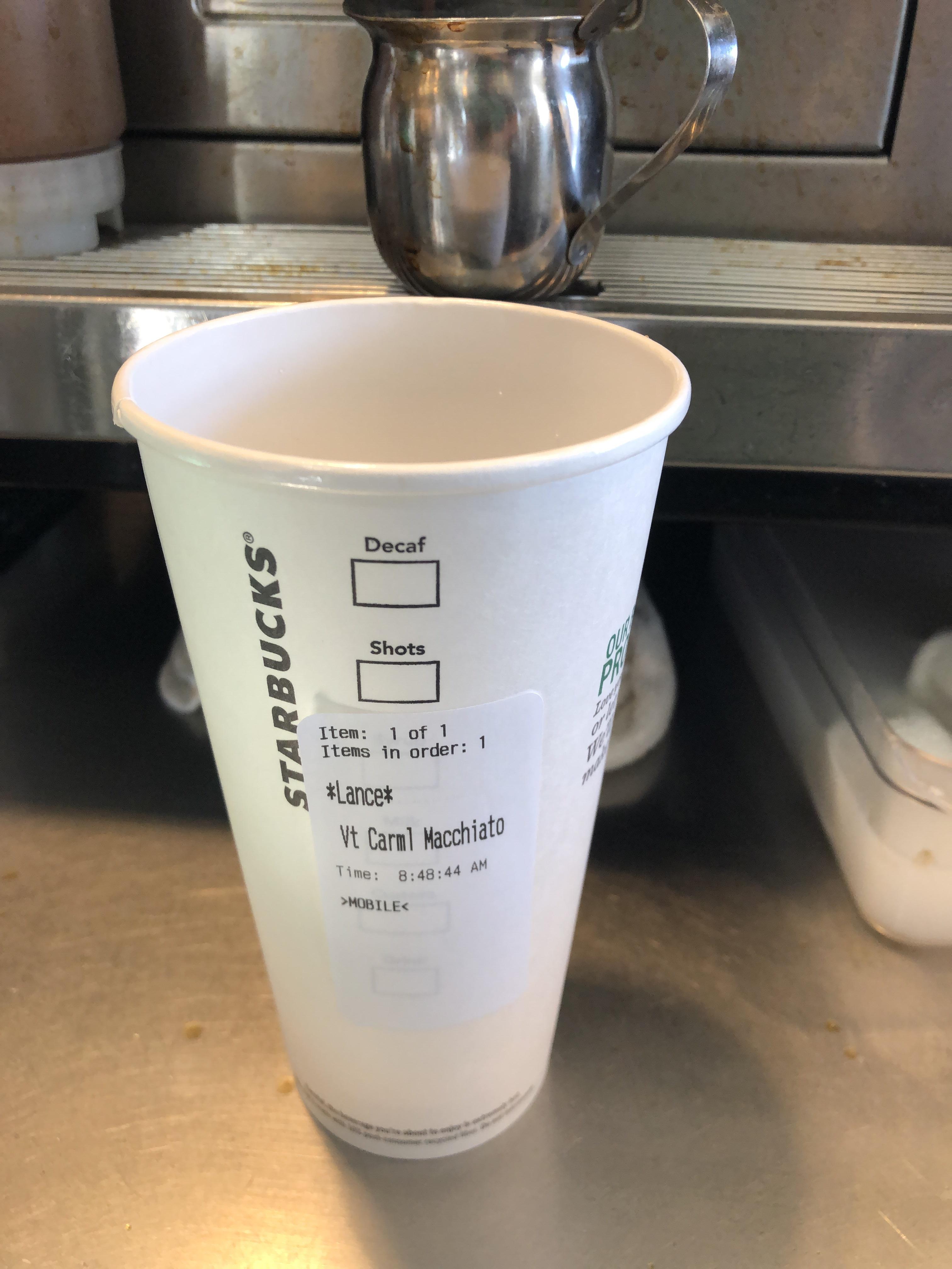 What are ya feelin Lance? 40 extra pumps of vanilla? 50 extra pumps