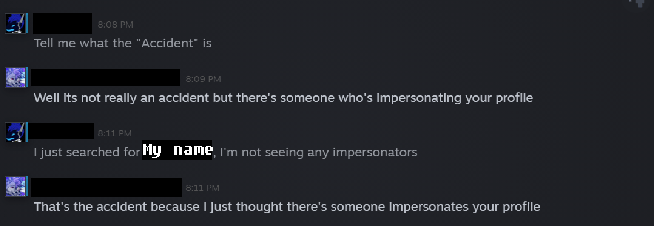 Had this strange encounter on Steam. Is this a new type of scam? r/Scams