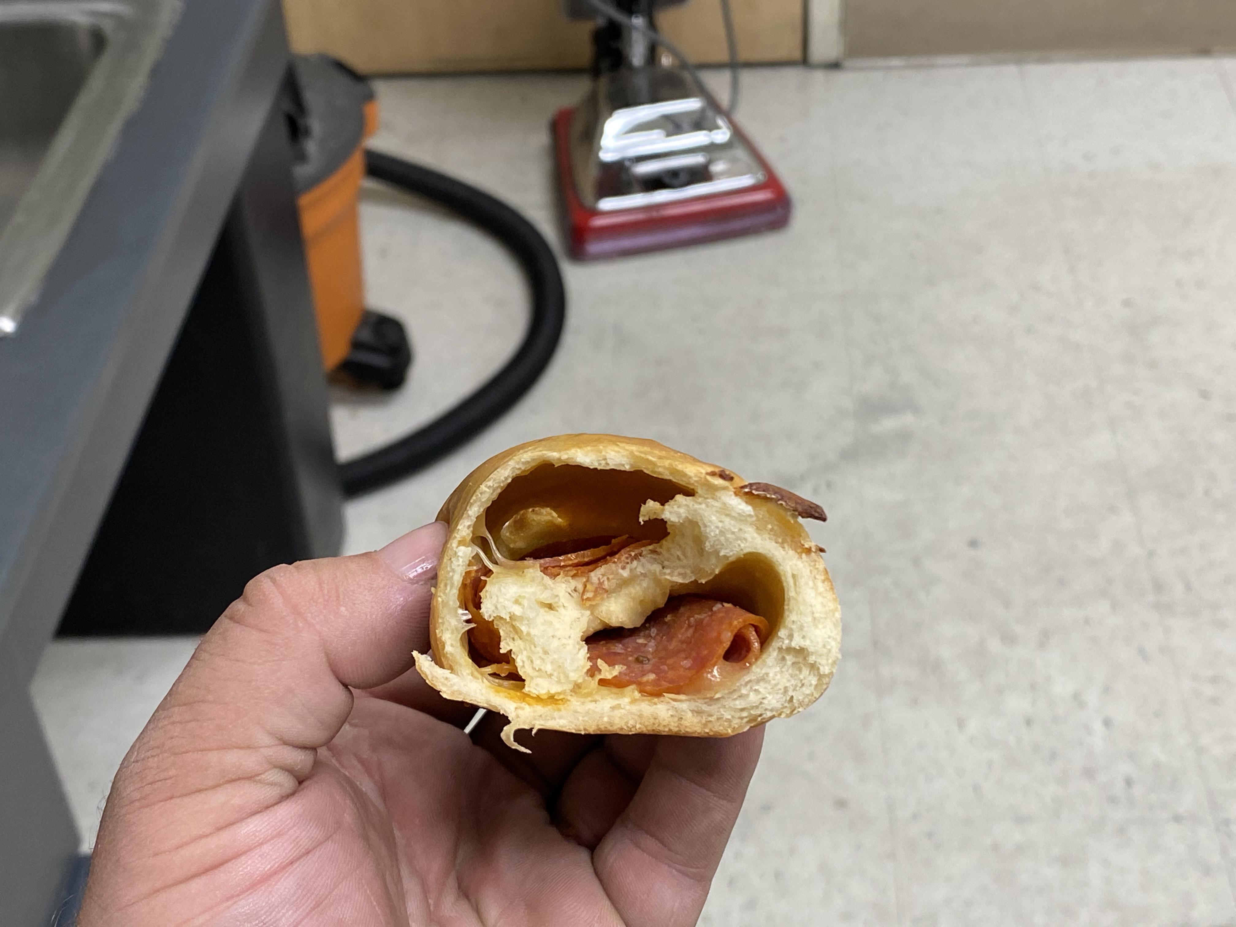 Anyone try these new pepperoni rolls from the bakery? They’re good
