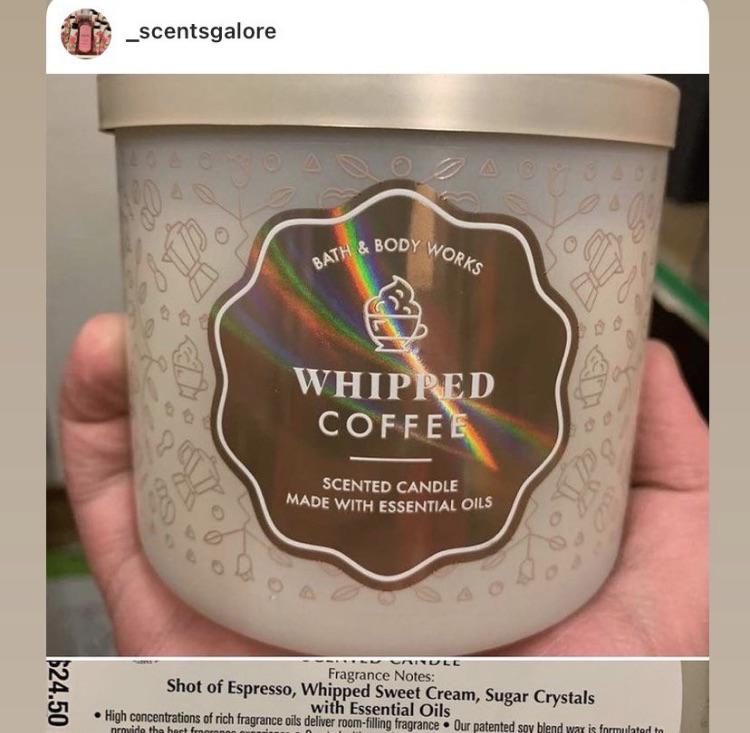 leaked whipped coffee candle! r/bathandbodyworks
