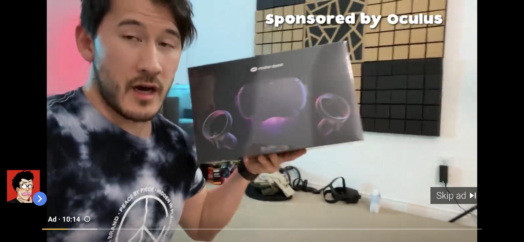 A ten minute long ad on YouTube for oculus quest that’s just a