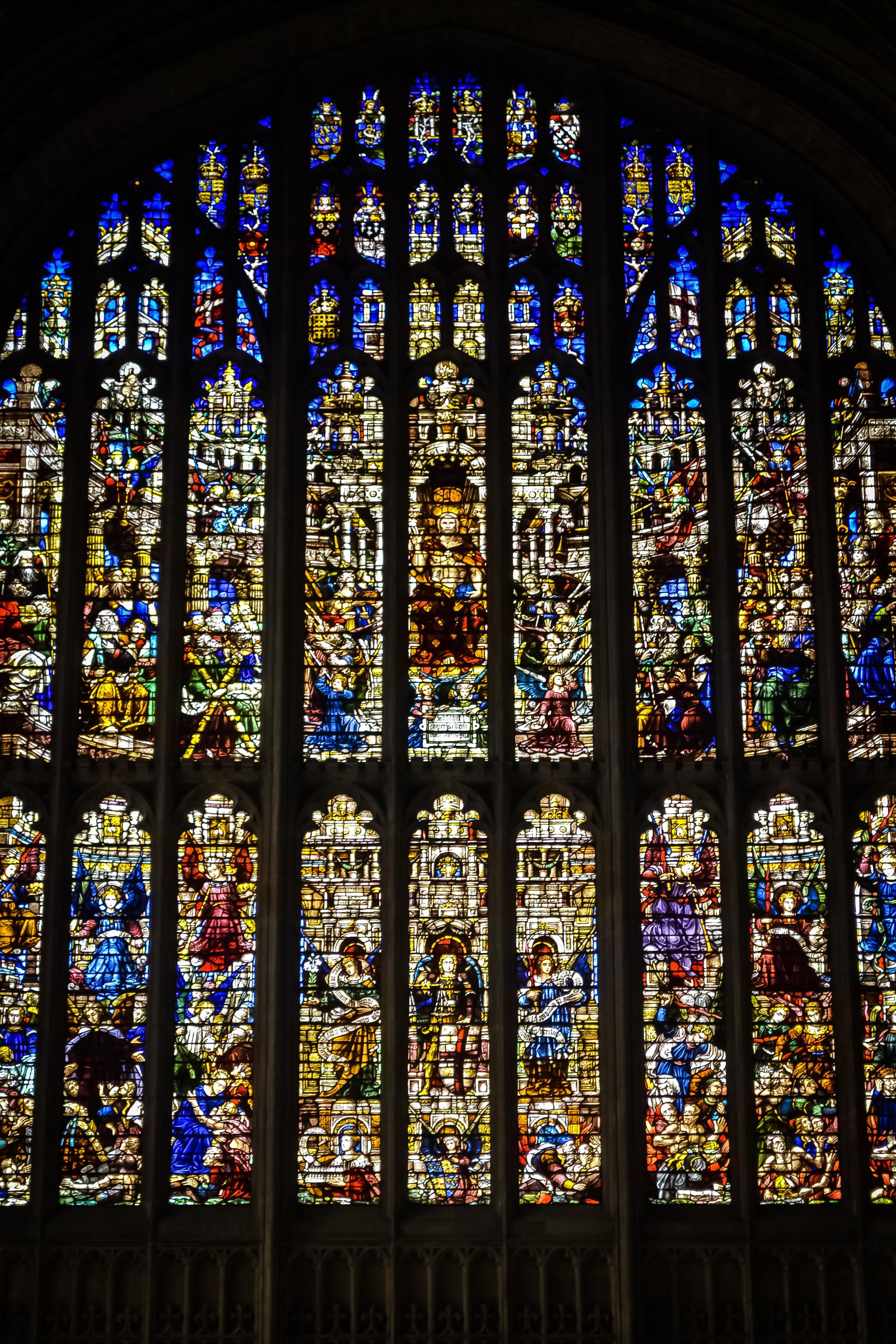 Stained glass from King’s College Chapel, Cambridge r/pics