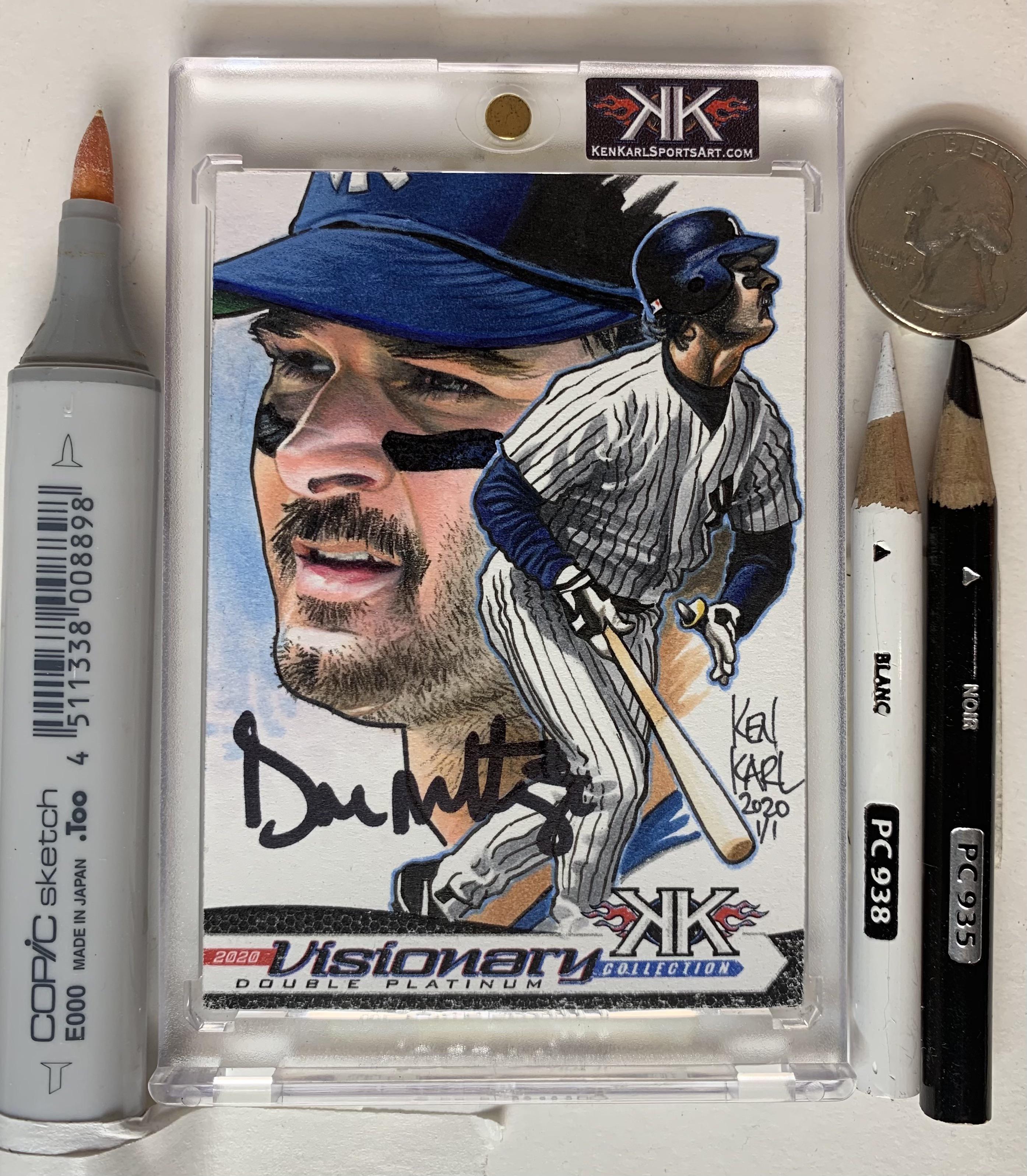 Got my SIGNED Donnie Baseball card back😁 I’m keeping this 1/1 custom art card for my OWN