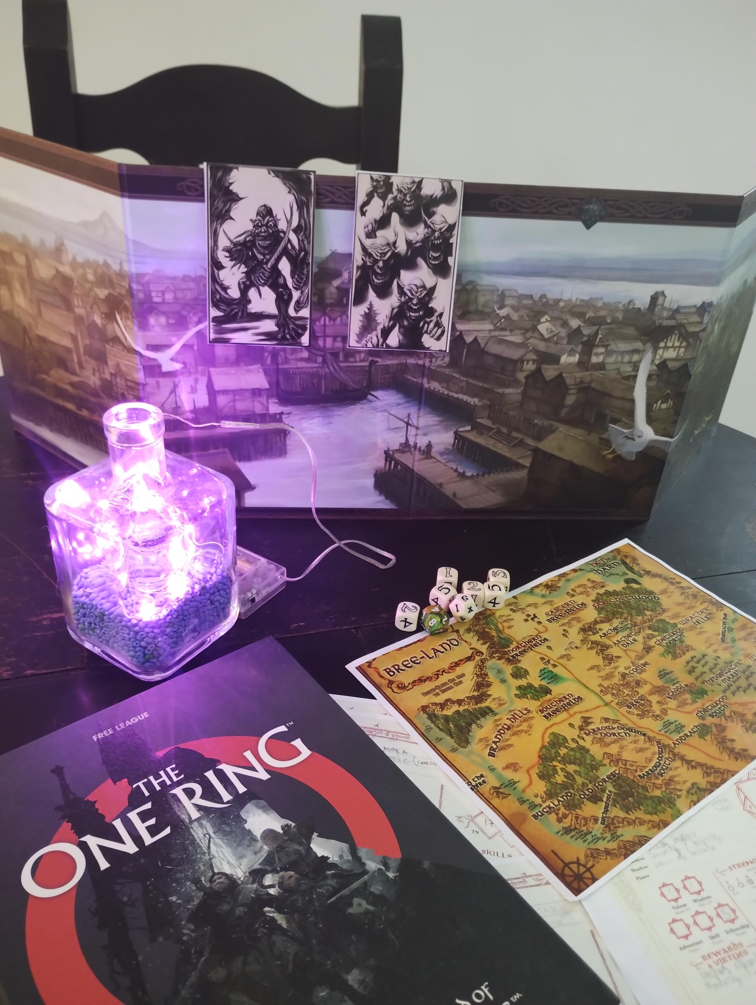 ready for combat with my homebrew print and play monster cards r