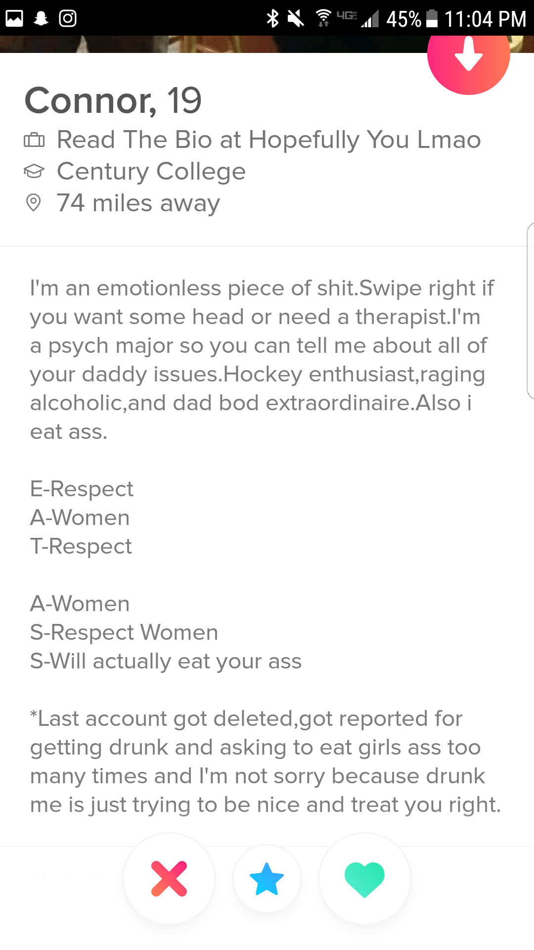 What does TINDER stand for? abbreviations