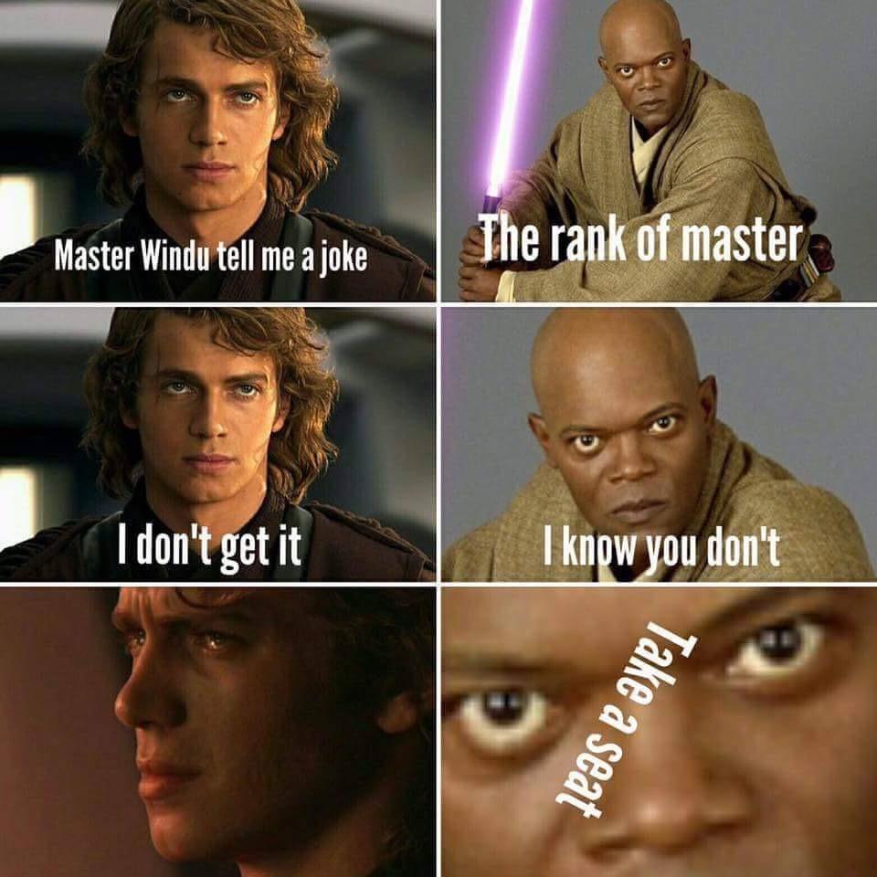 Master Windu is also a comedy master r/PrequelMemes