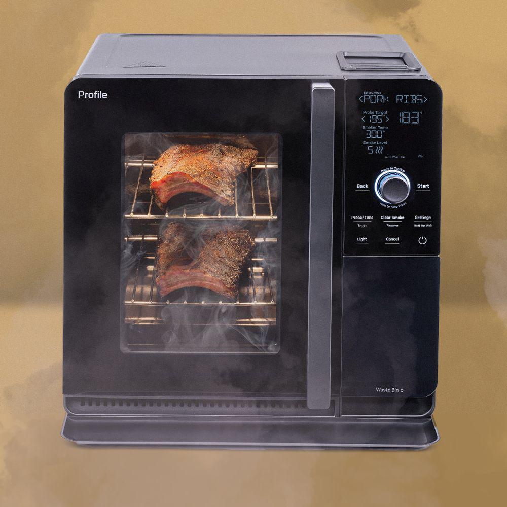 REVIEW GE Profile’s New Smart Indoor Smoker Is a GameChanger for My