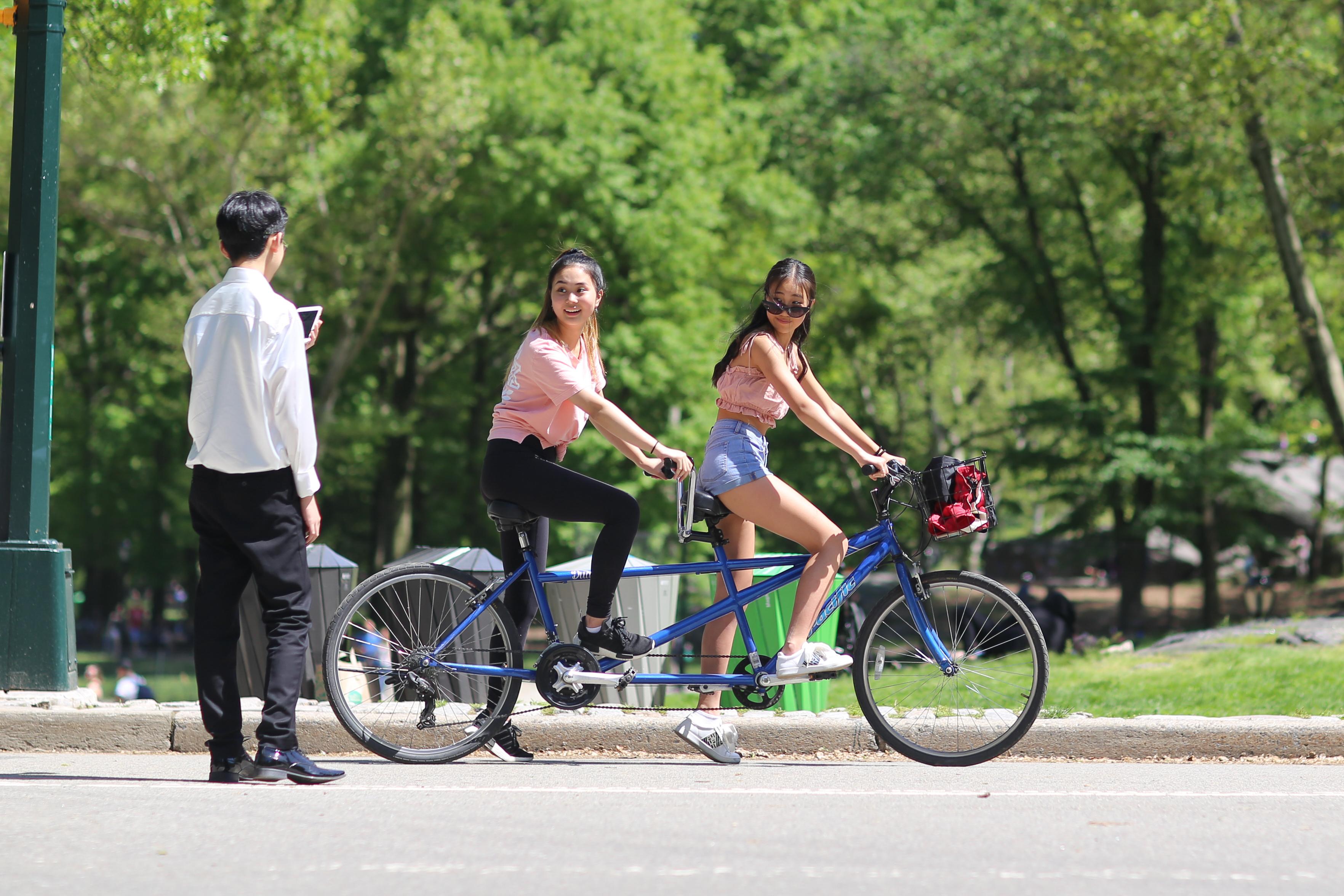 Bicycle Built for Two in Central Park, NYC nycpics