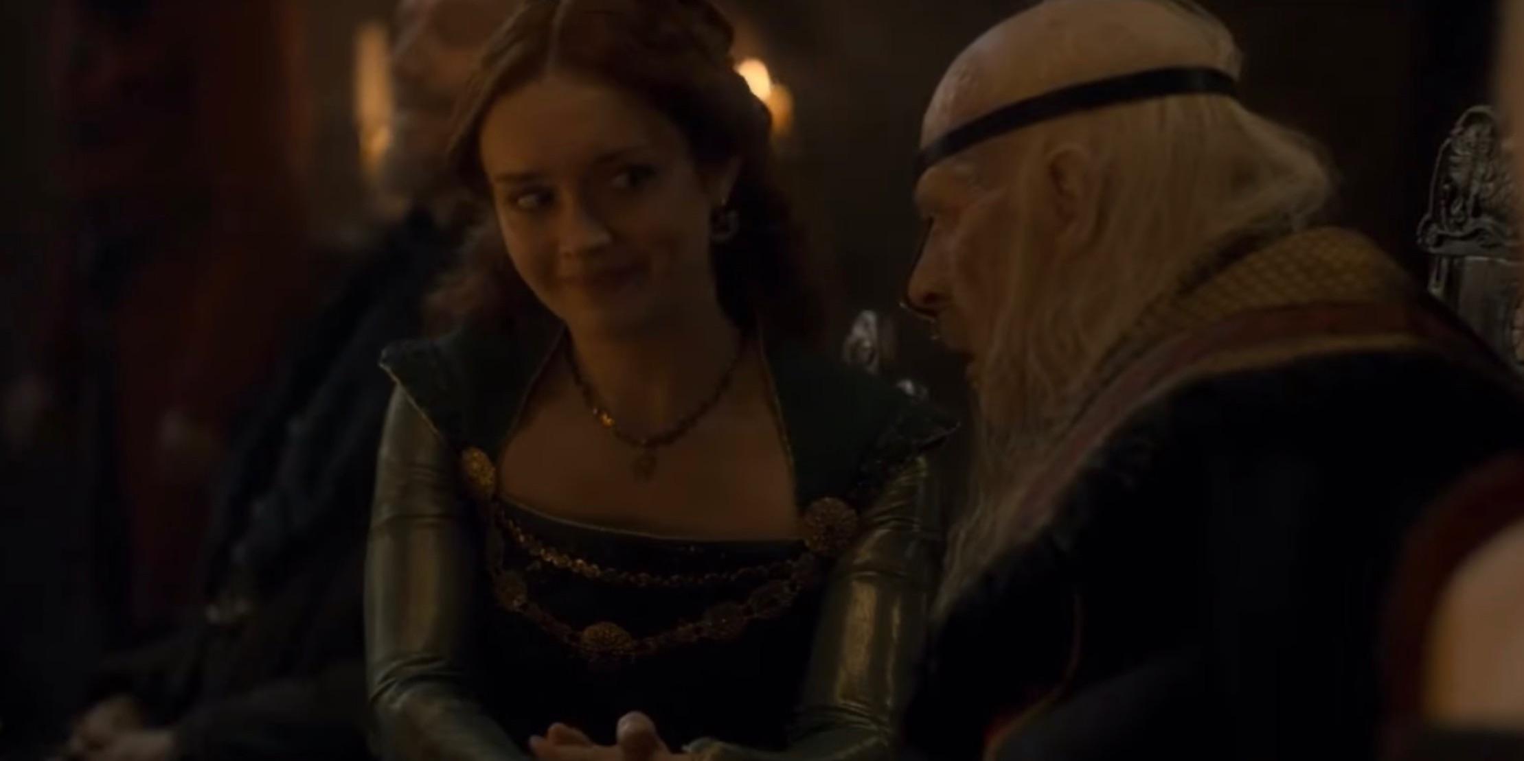 Did Alicent truly love Viserys? She seemed to really care for him in