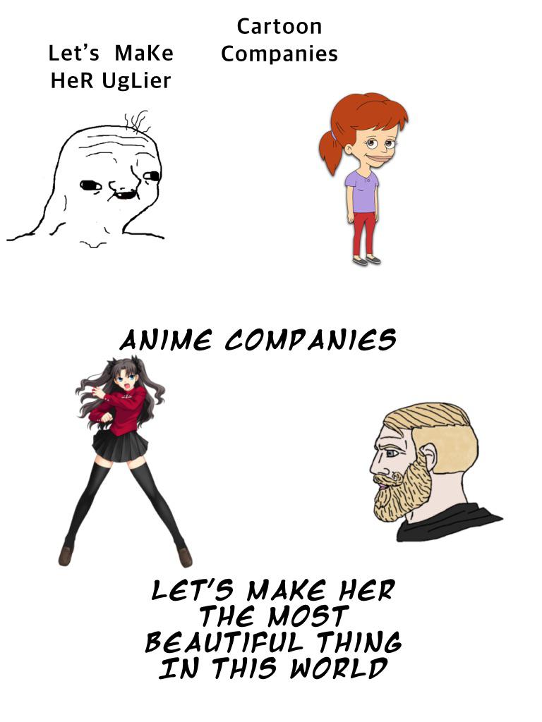 Anime Companies vs Cartoon Companies r/goodanimemes