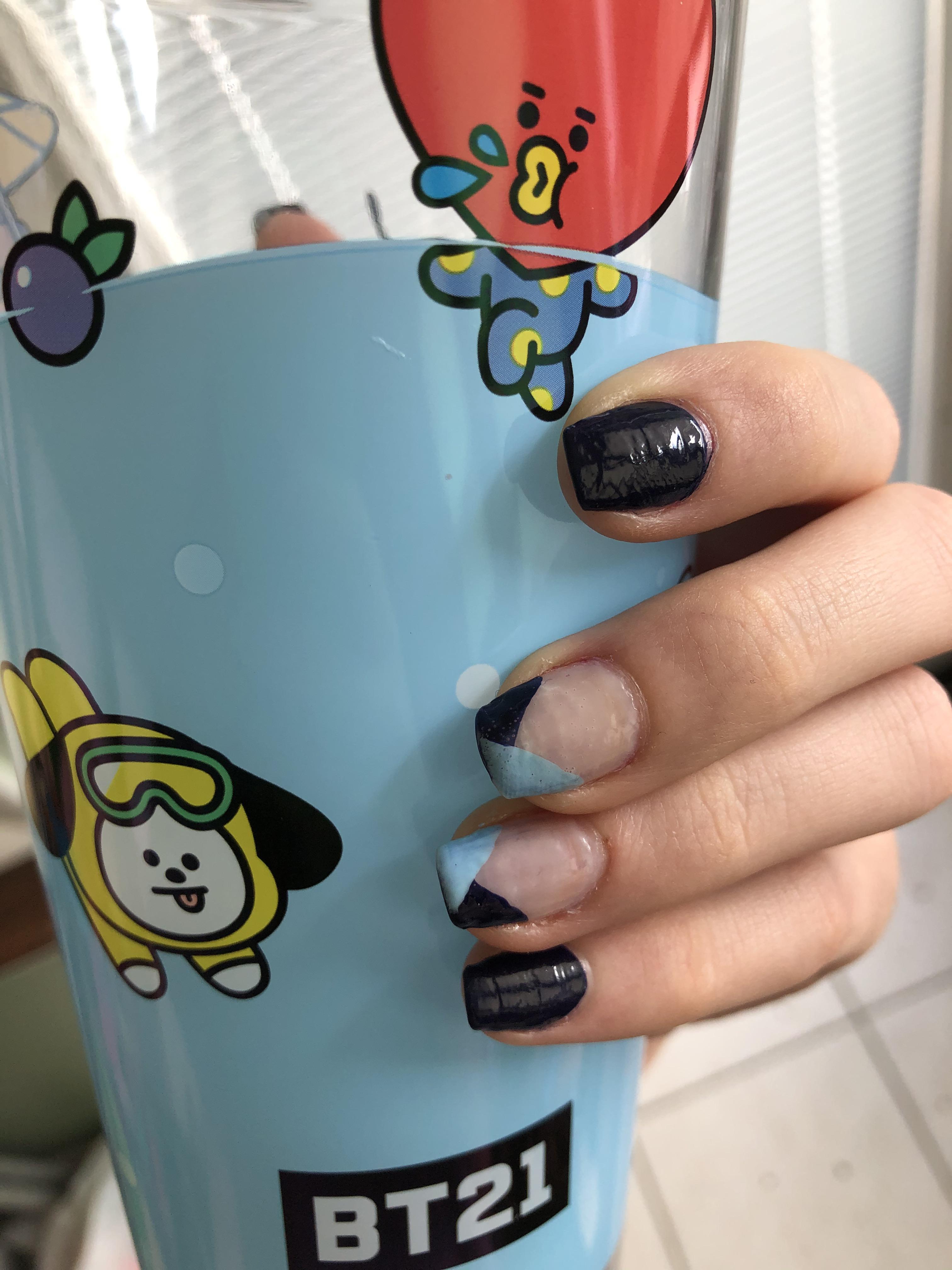 Just paint your nails every day to fill the void of no longer having