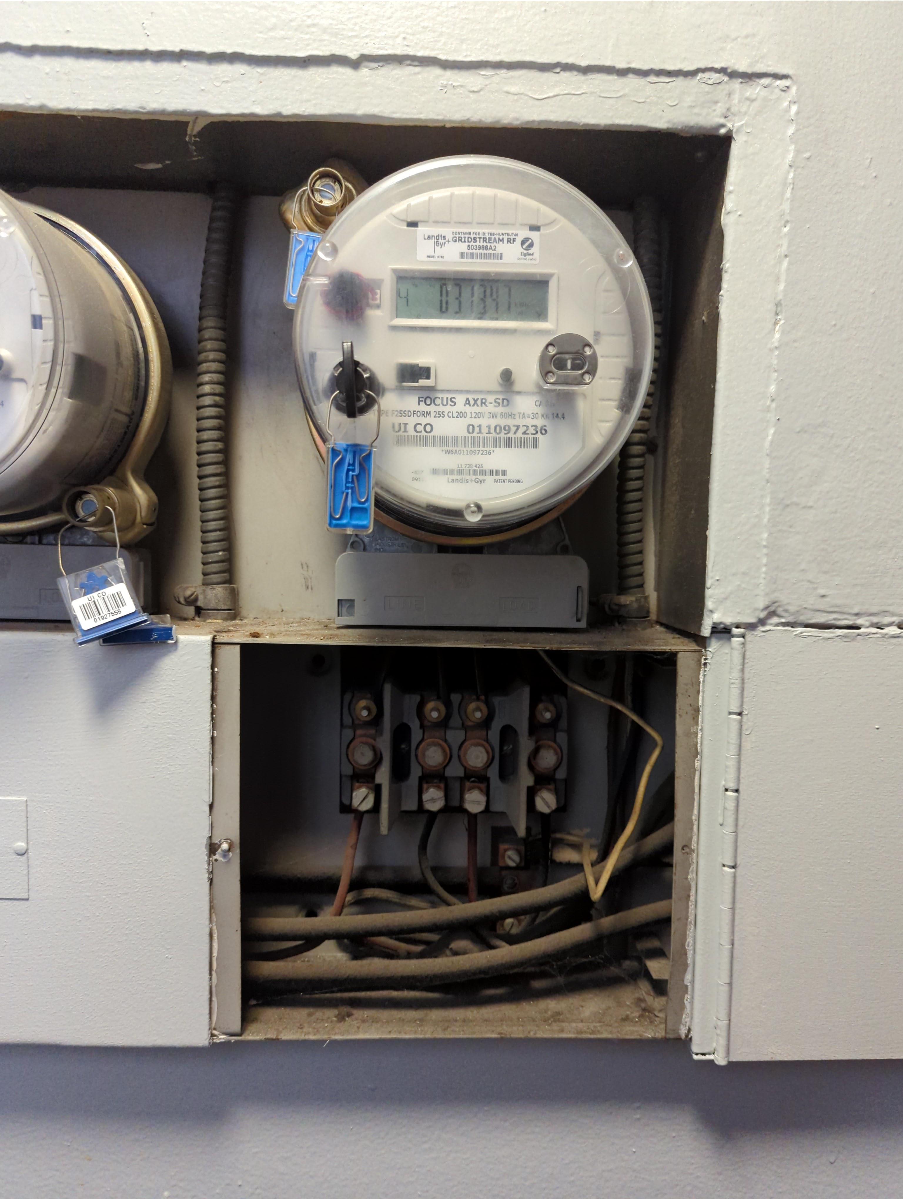 let's go shut off the main breaker to this apartment. The Main breaker