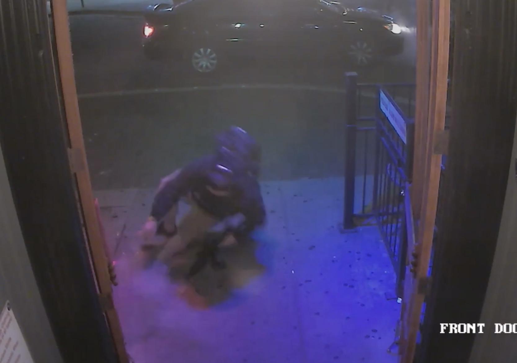 In the CCTV footage of the Dayton Ohio shooting, Betts can be seen