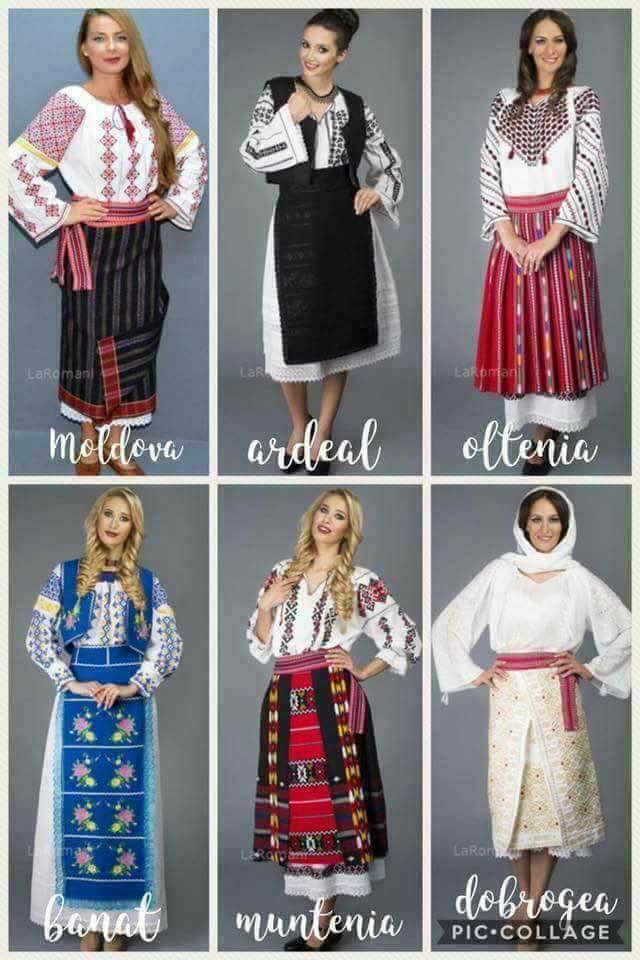 Traditional costumes from various regions of Romania r/europe