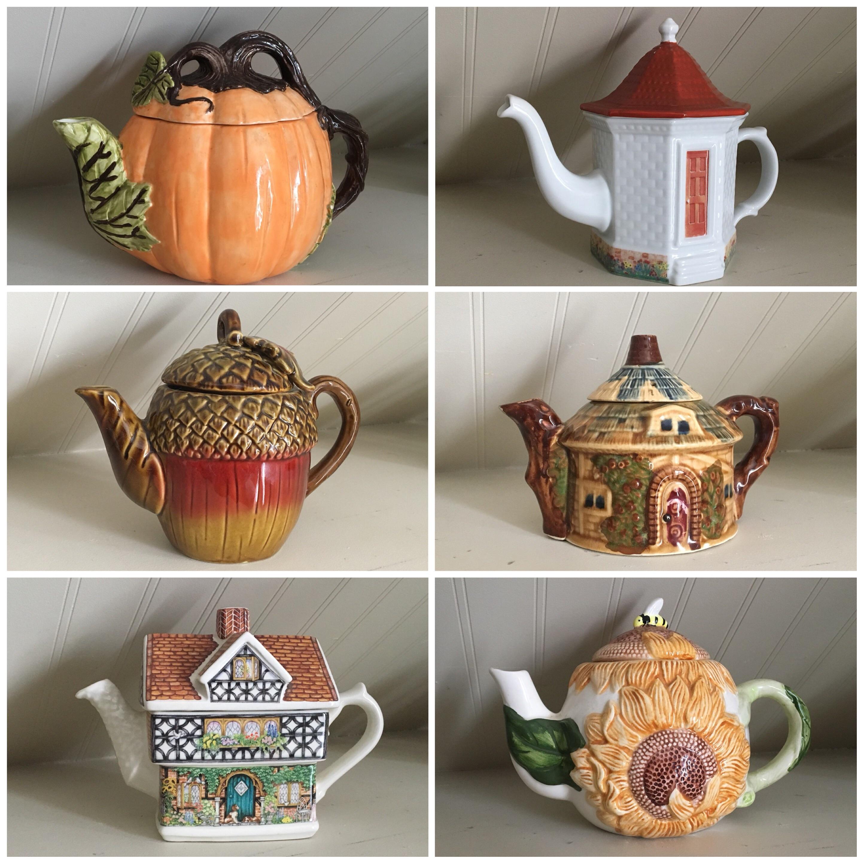 I’ve got a thing for thrifted teapots and wanted to share a bit of my