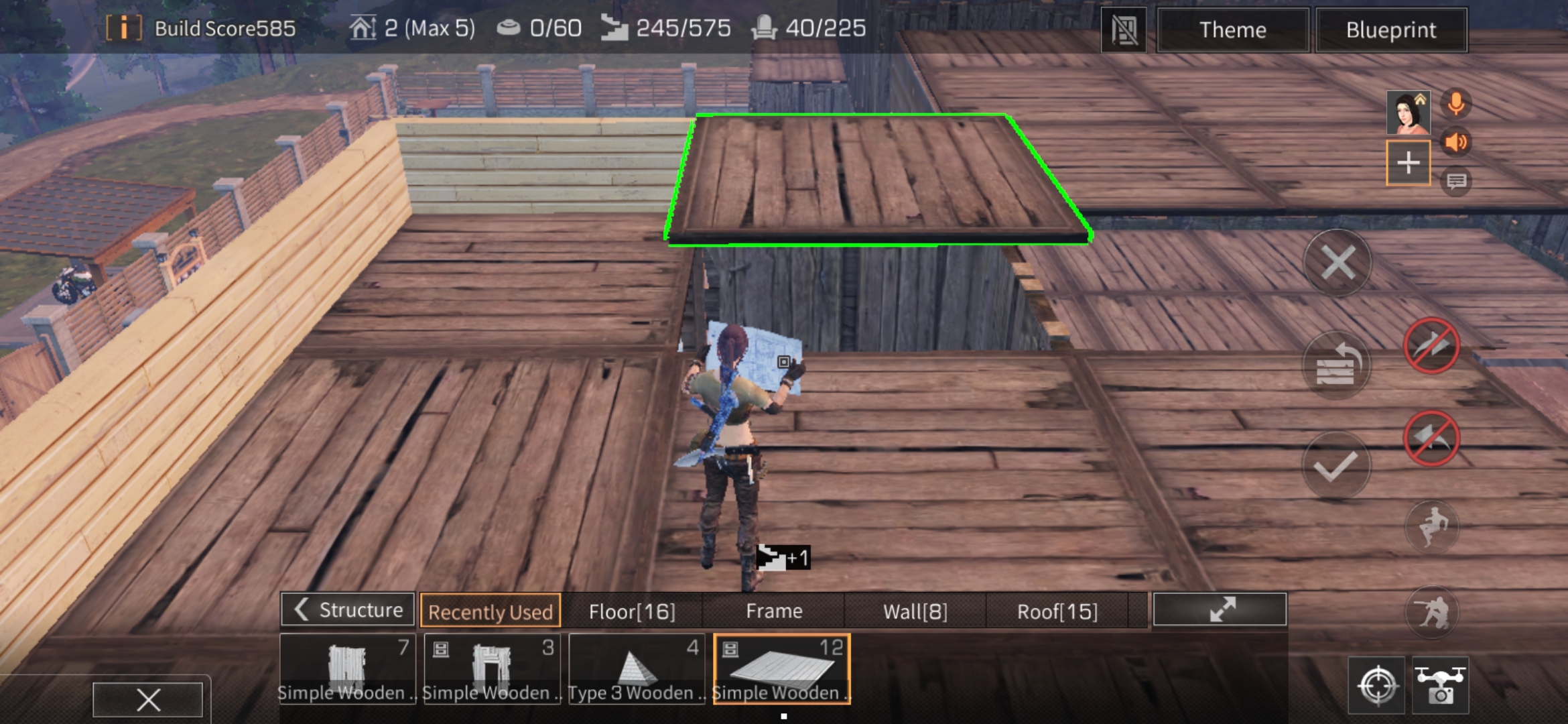 Help I wanna close to the holes there but the floor won't go under the