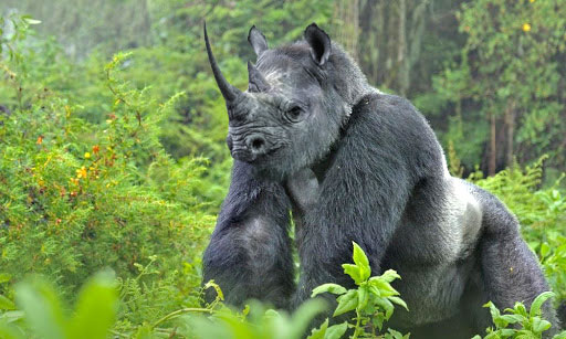 Rhinorilla : r/HybridAnimals