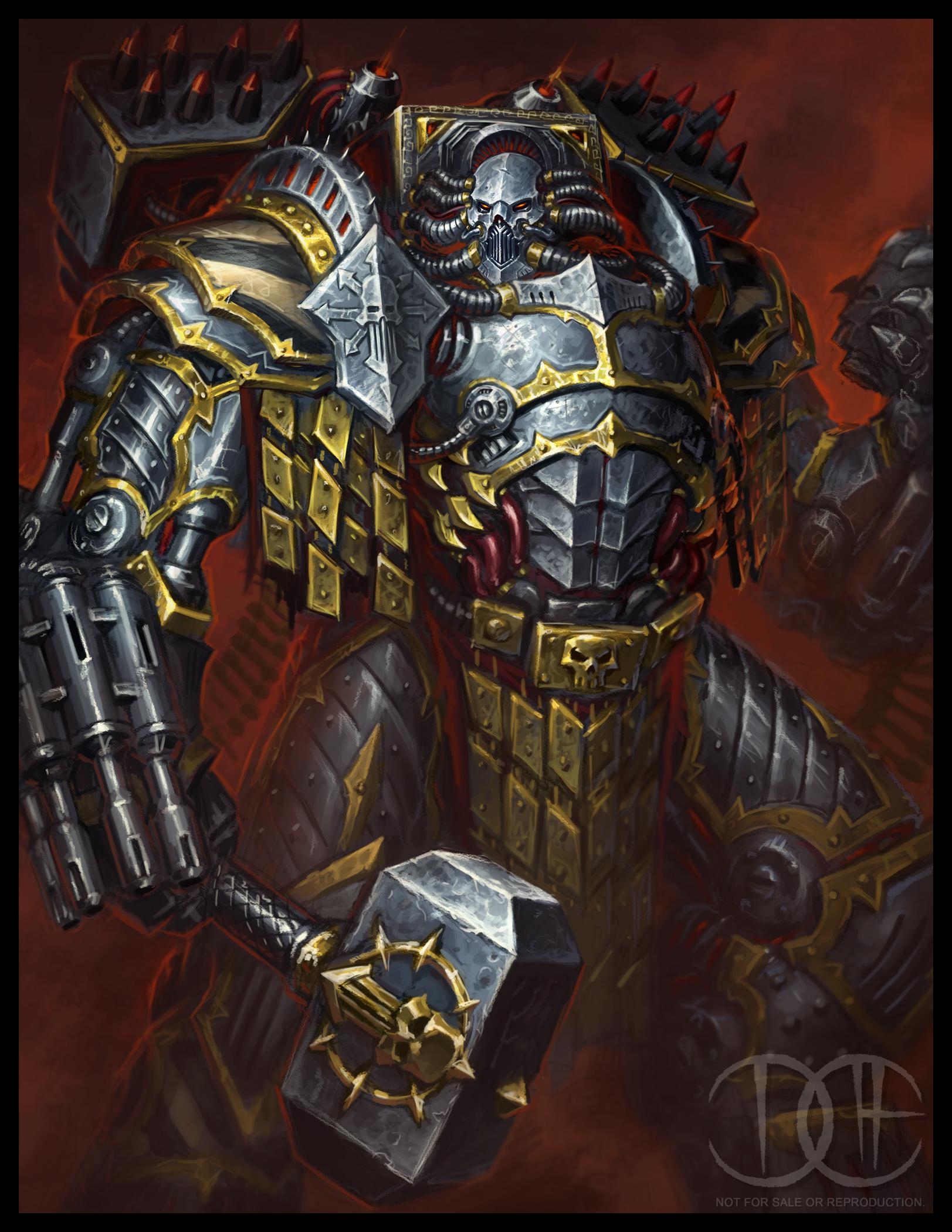 Perturabo, Lord of Iron, by me r/ImaginaryWarhammer