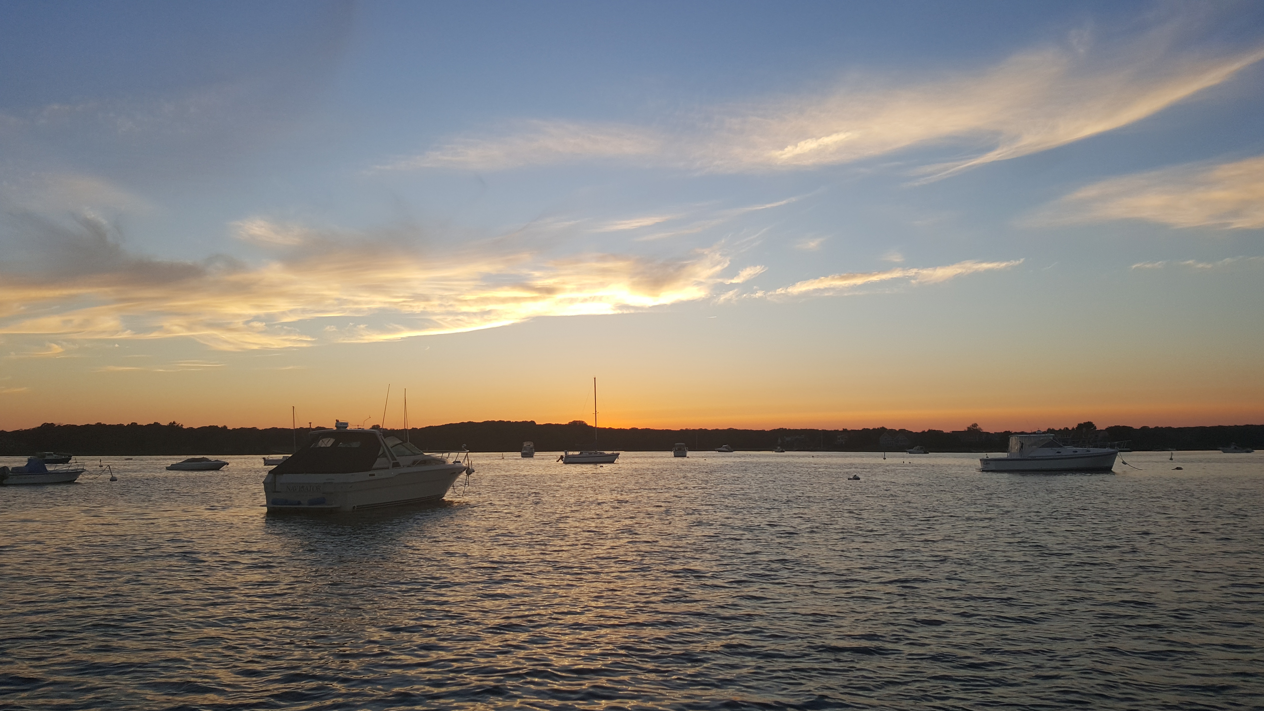 Beautiful end to a weird weather day on Buzzards Bay, anyone else