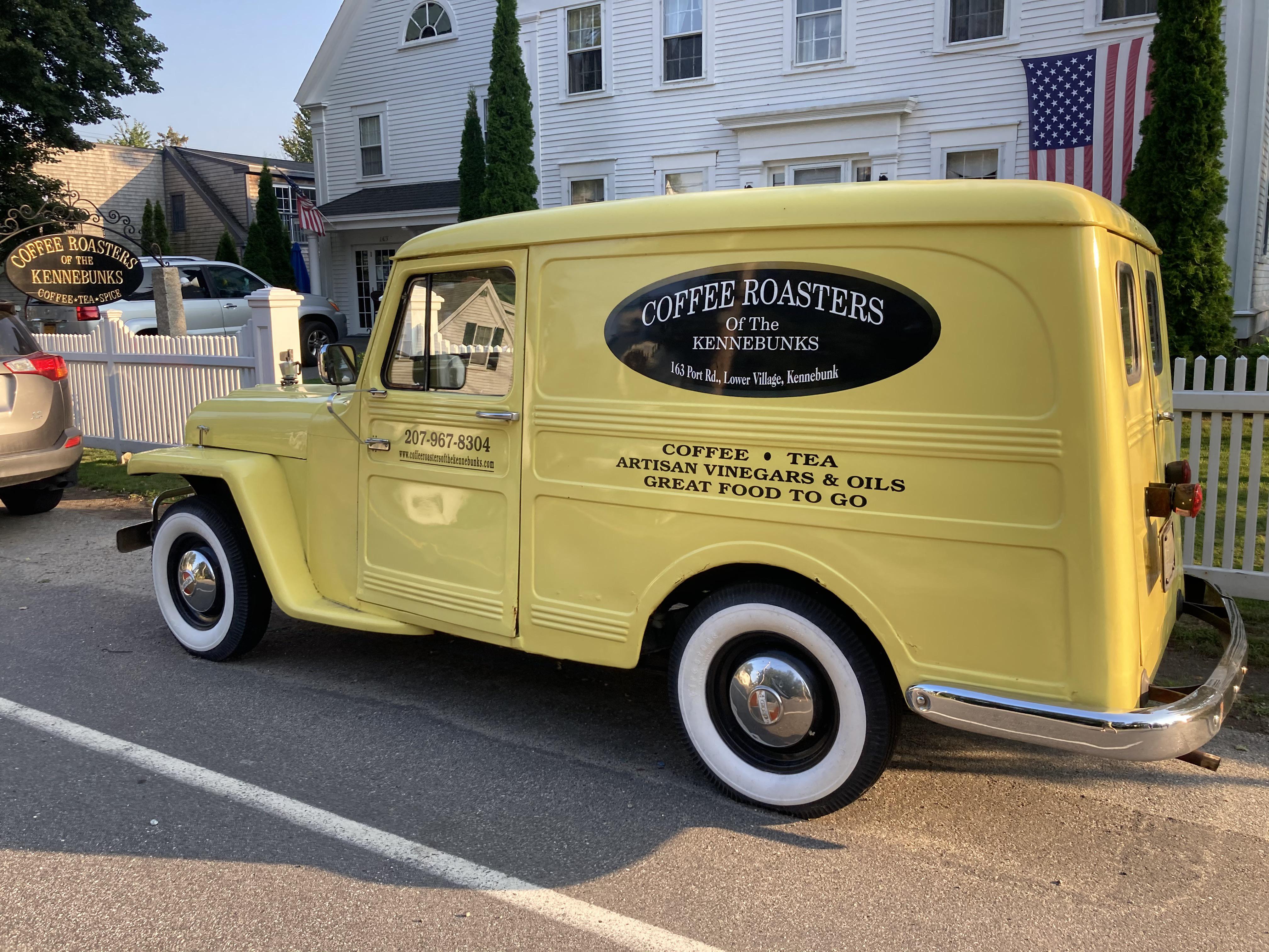[Willeys Jeep Delivery Van]? Fun on the Maine Coast. r/spotted