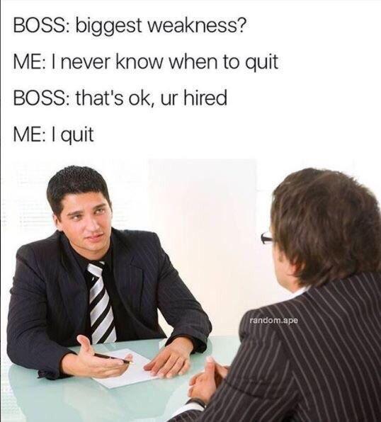 BOSS Take my job you win
