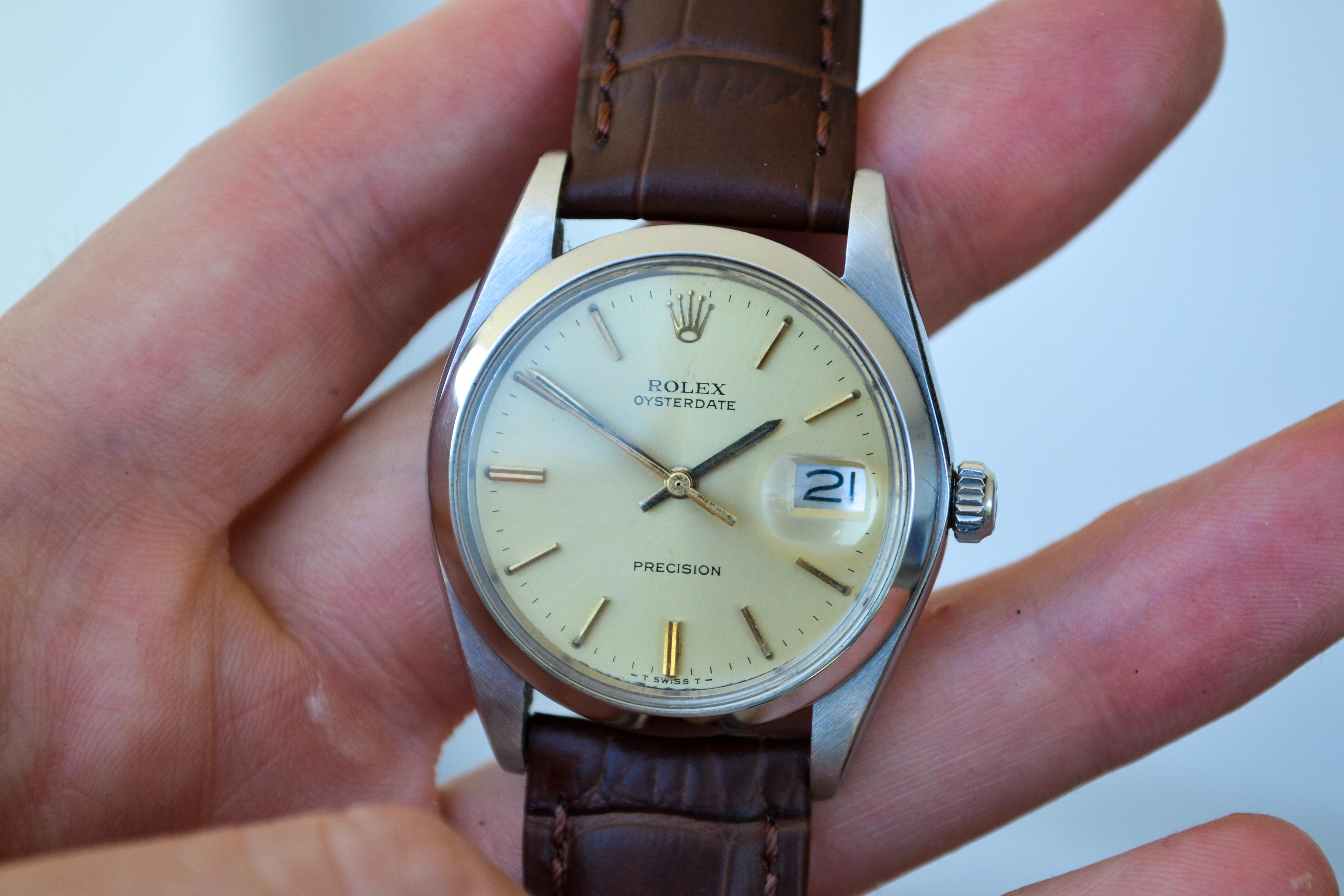 [WTS] Rolex Oysterdate Precision 6694 Stunning Champagne Dial r