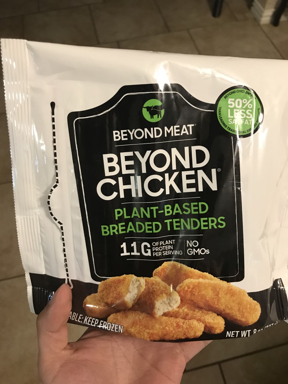 Finally found the Beyond chicken tenders at retail. r/vegan