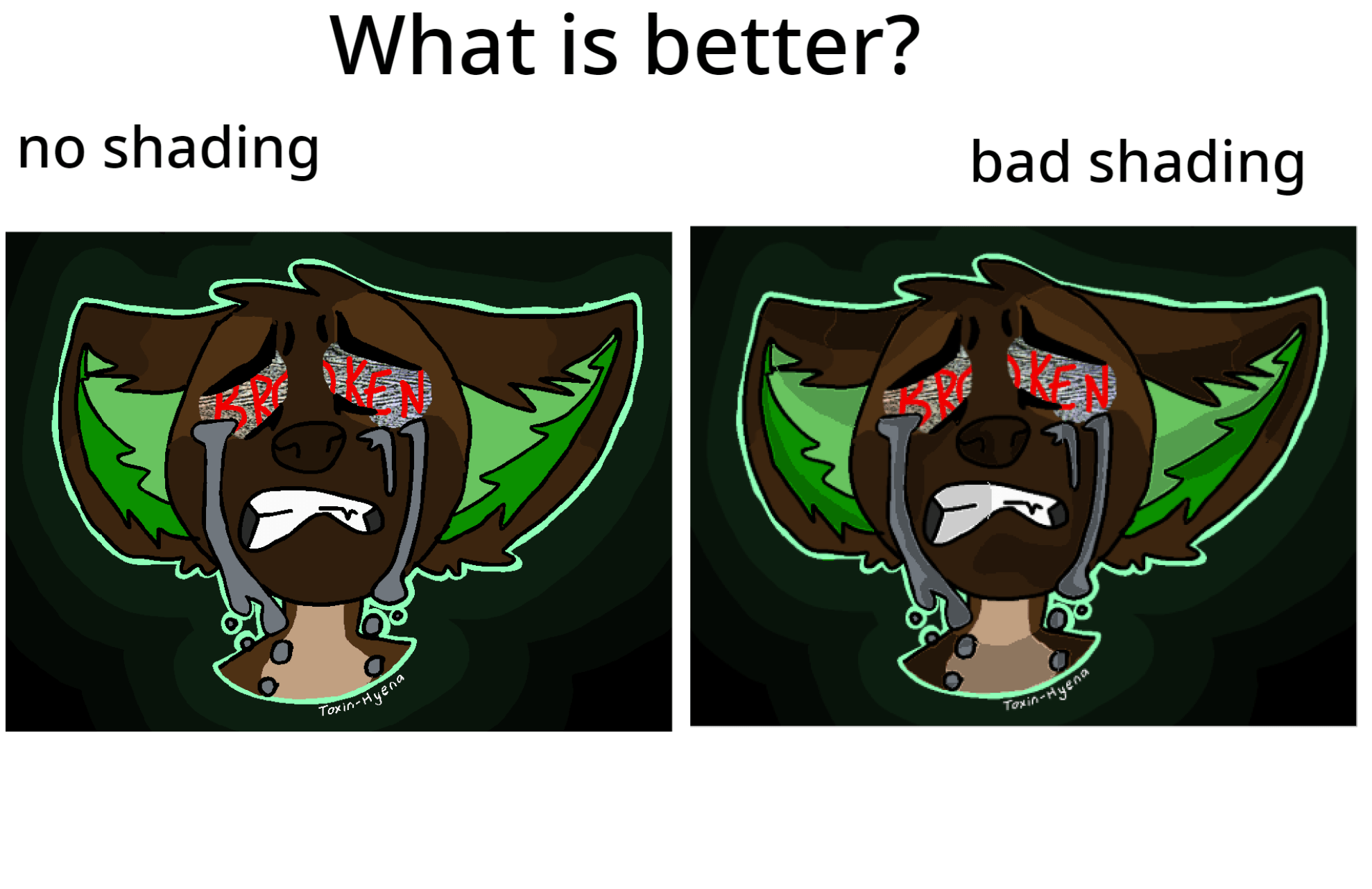 Bad Shading (art by me don't steal) r/furry