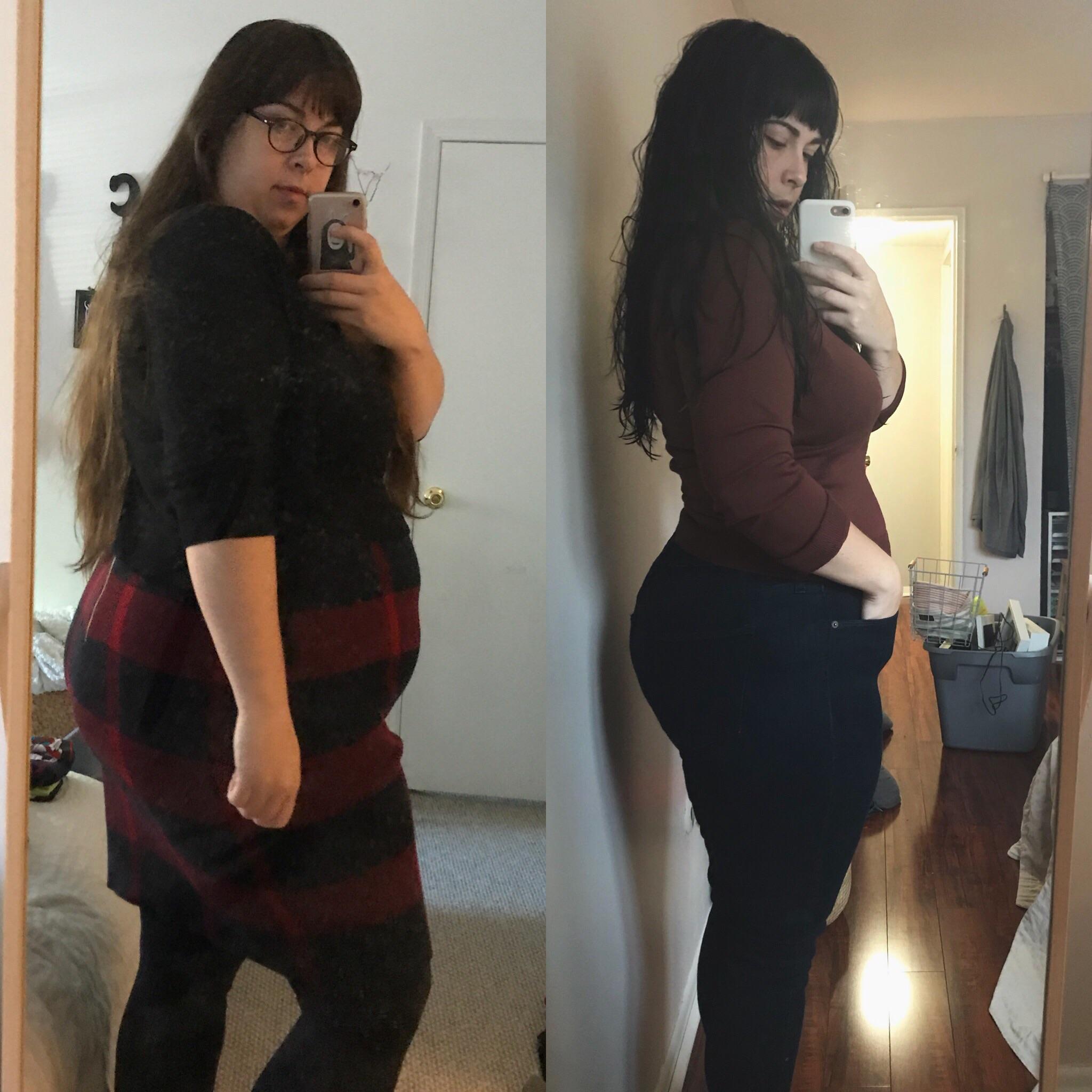 F/29/5'8" [273lbs > 220lbs = 53lbs] (14 months) Update from 5 months