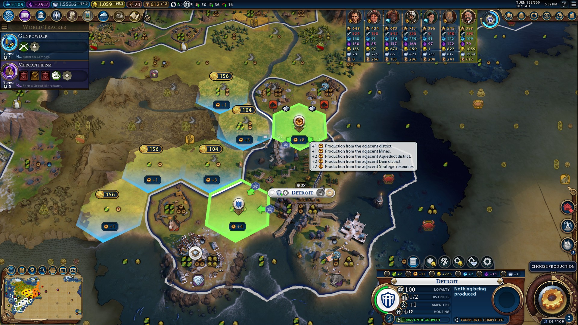 Look at that THICC Industrial Zone r/civ