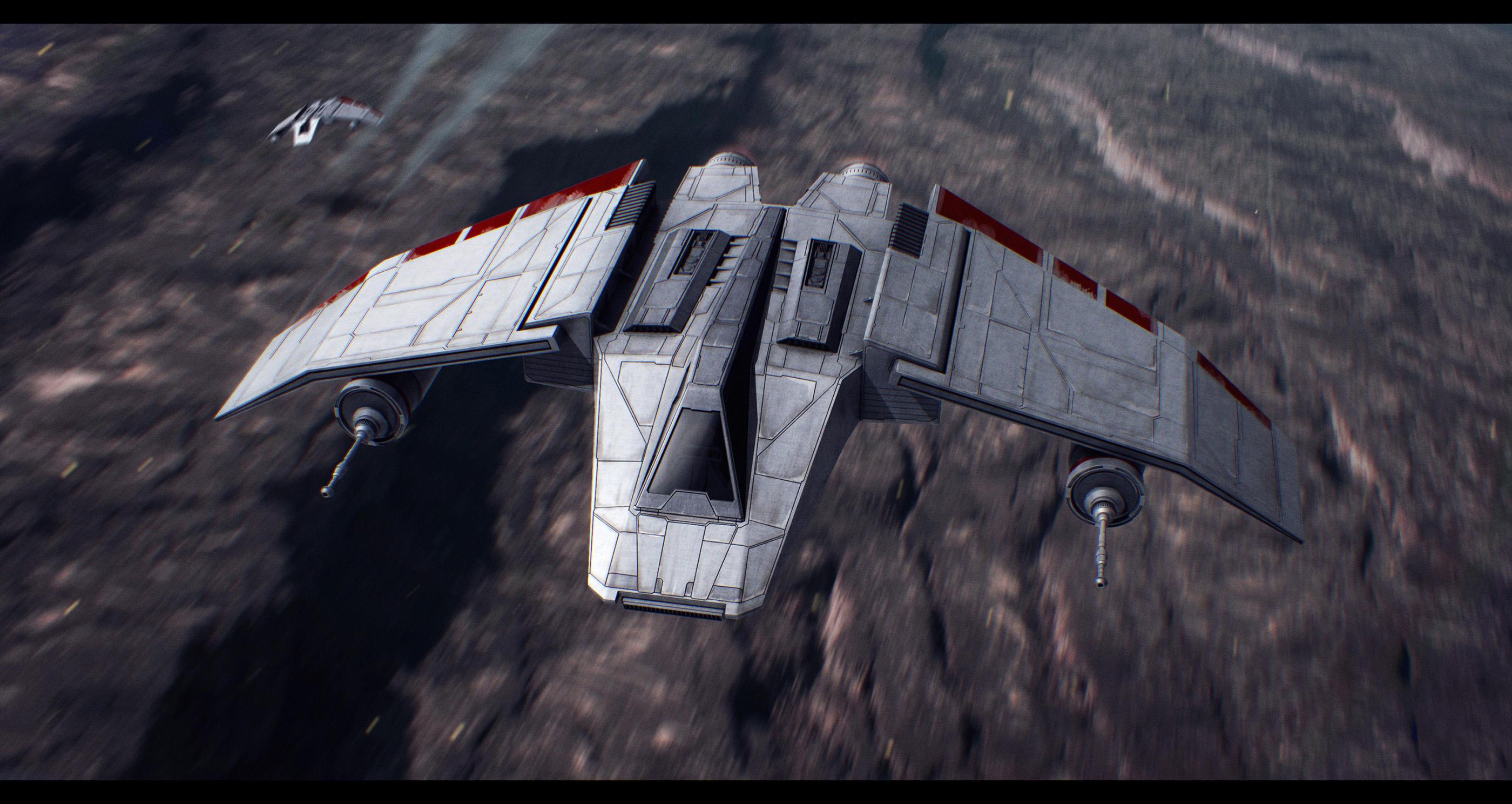 Star Wars Rogue Squadron VWing Fighter by me r/ImaginaryJedi