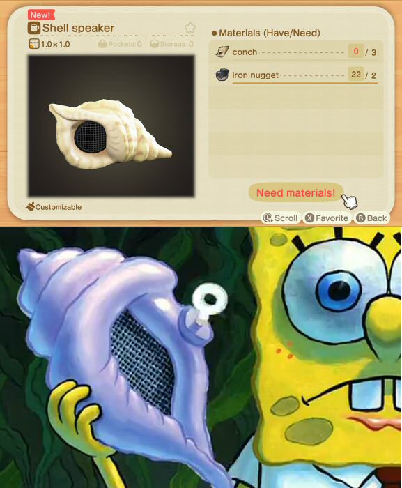 It's the magic conch shell r/AnimalCrossing